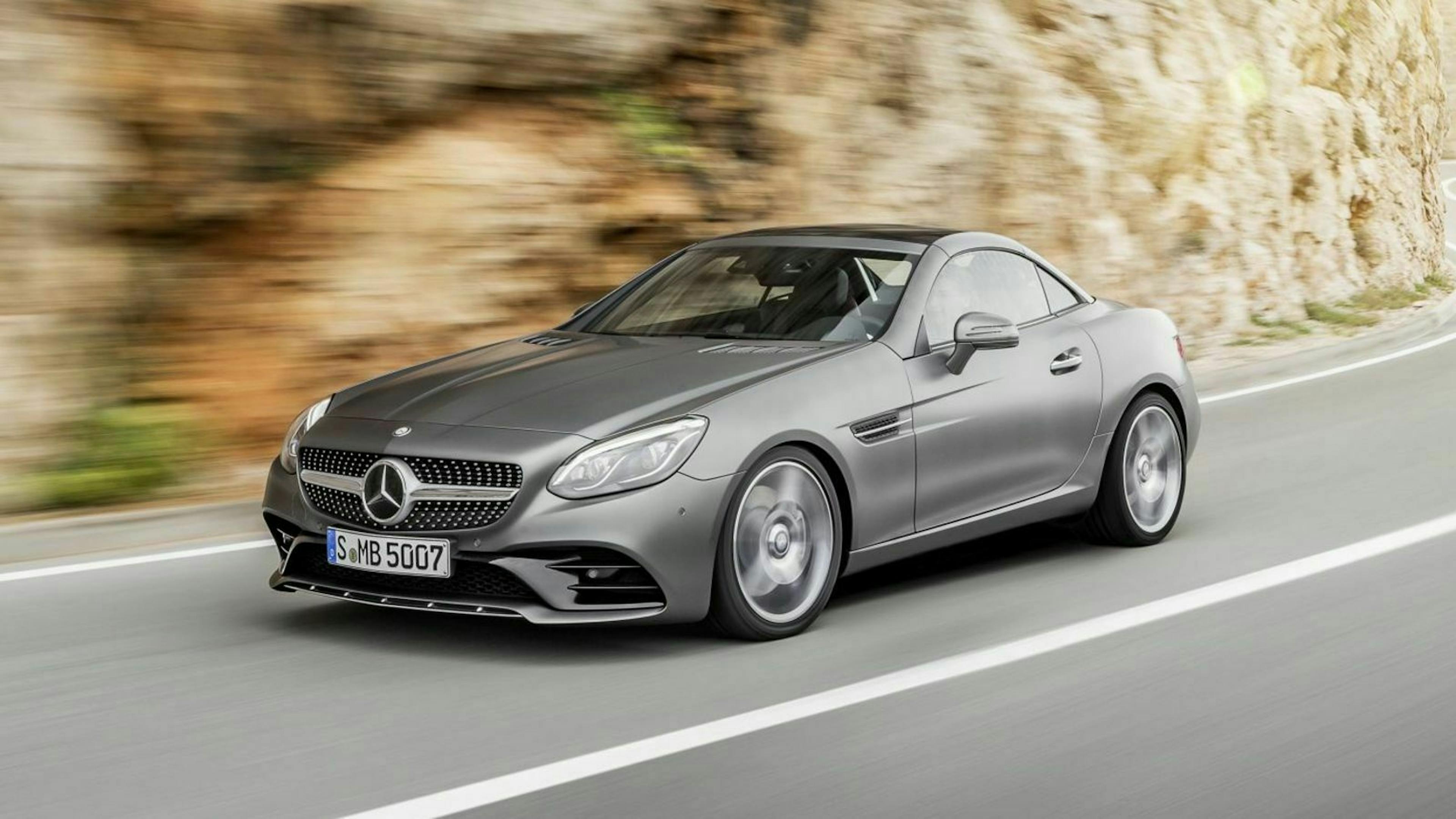 Mercedes SLC Dreiviertel-Frontansicht