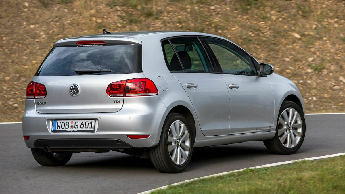 Der VW Golf 6 in Heckansicht