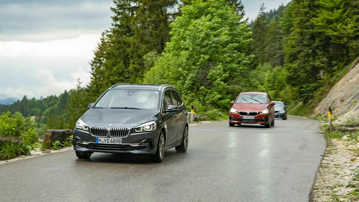 Der BMW 2er fährt als Active und als Gran Tourer sehr sportlich für einen Van