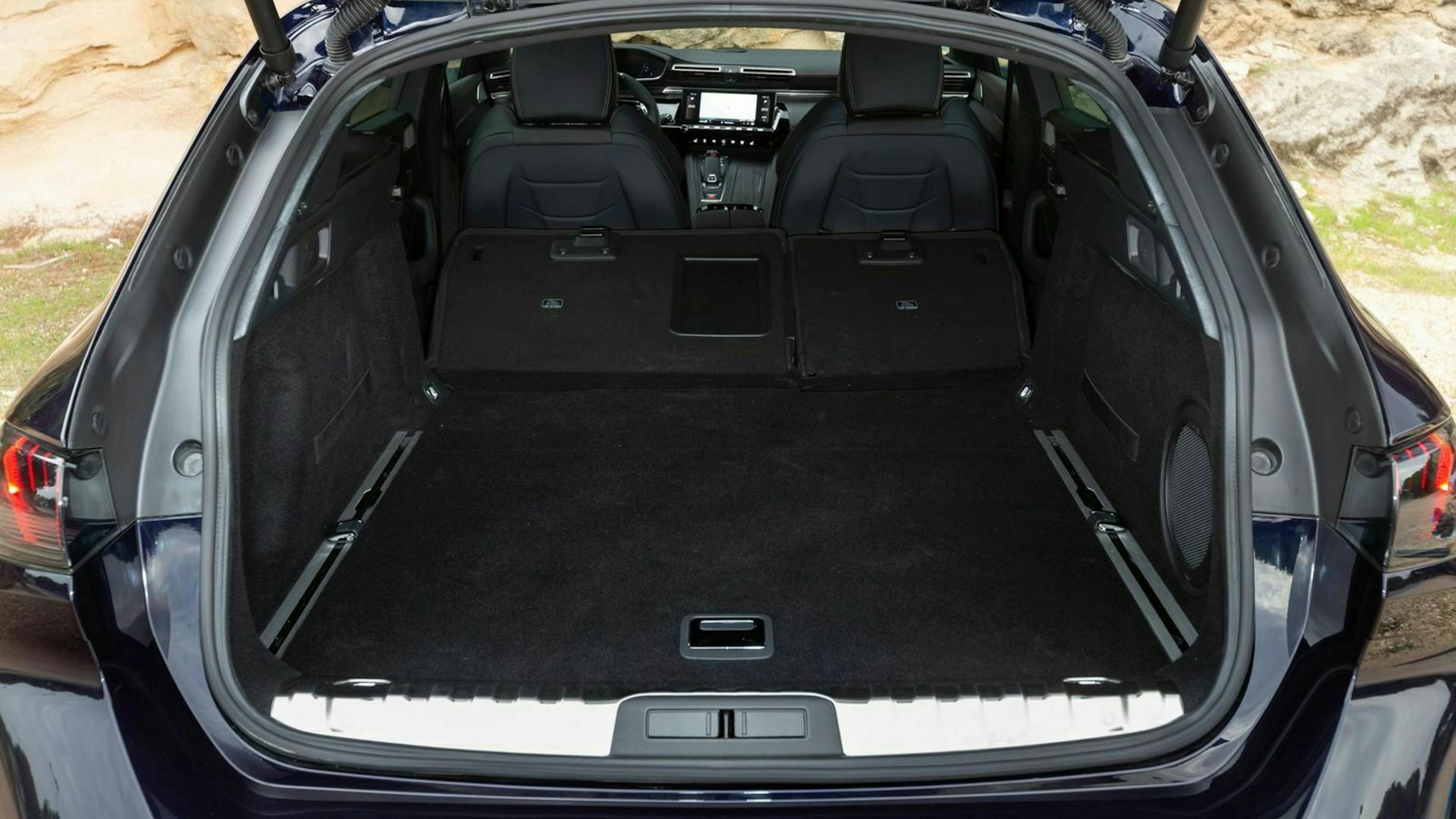 Der Kofferraum des Peugeot 508 SW