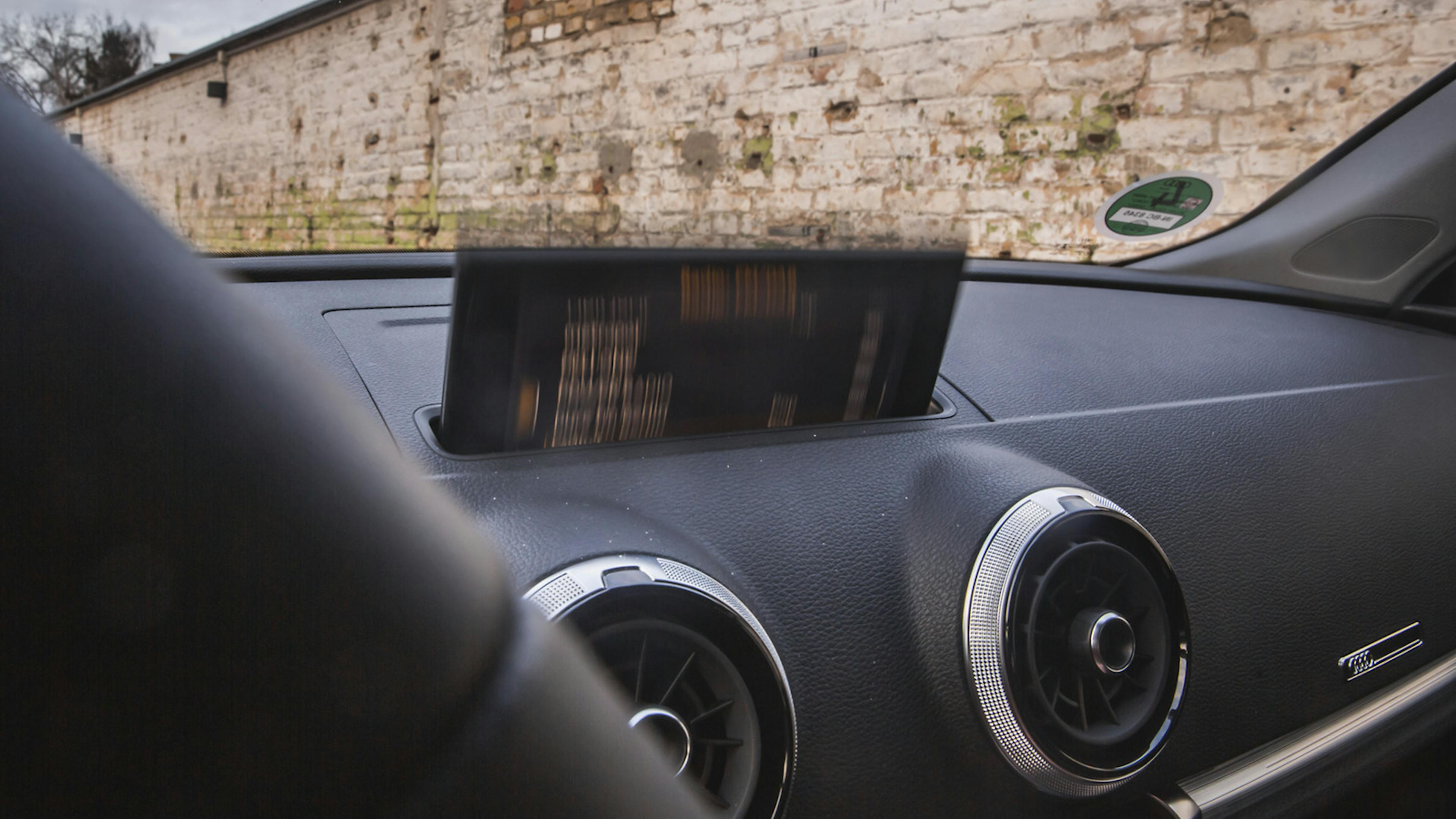 Ansicht des Infotainment-Bildschirms des Audi A3 35 TFSI