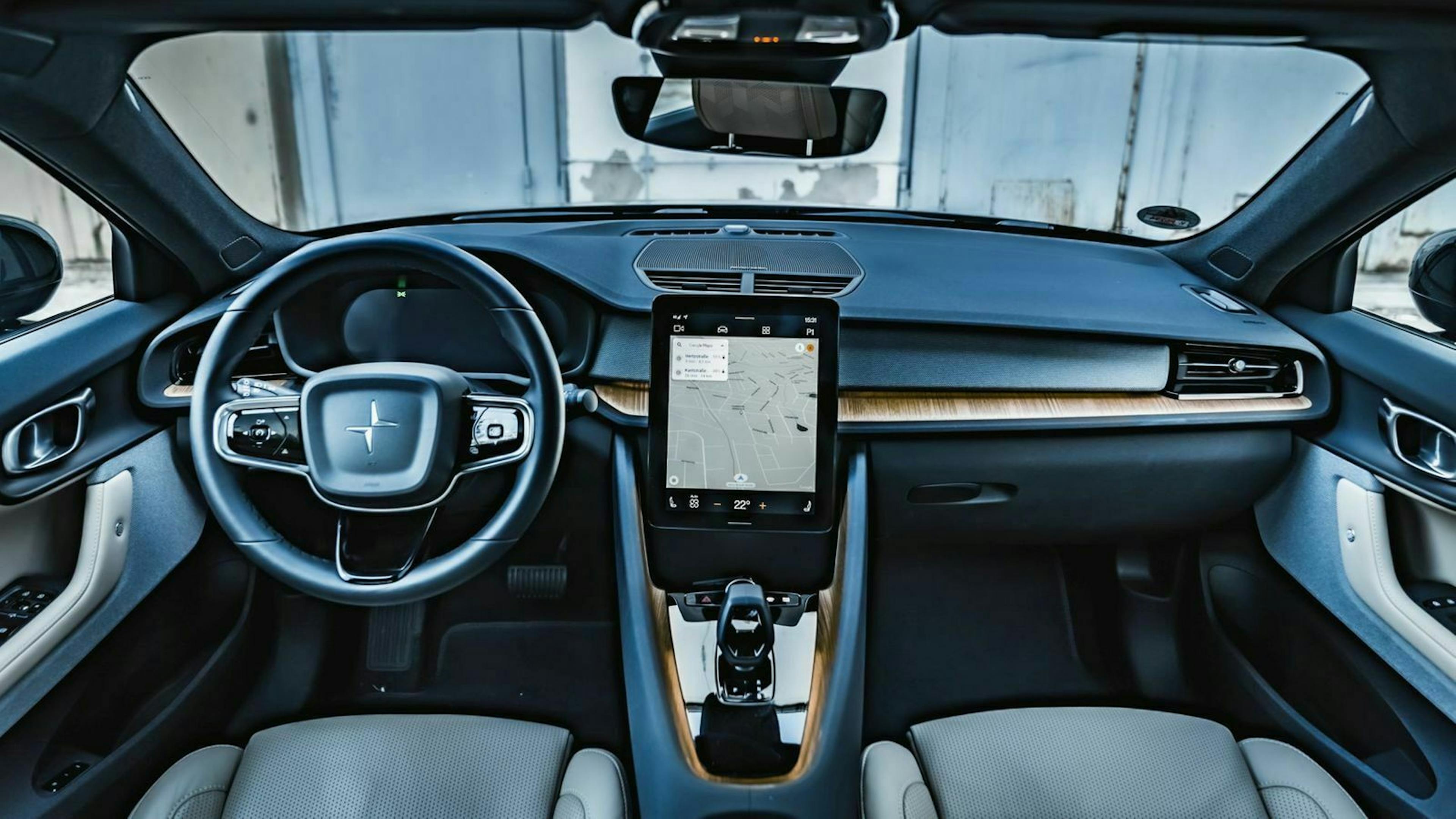 Der Innenraum des Polestar 2