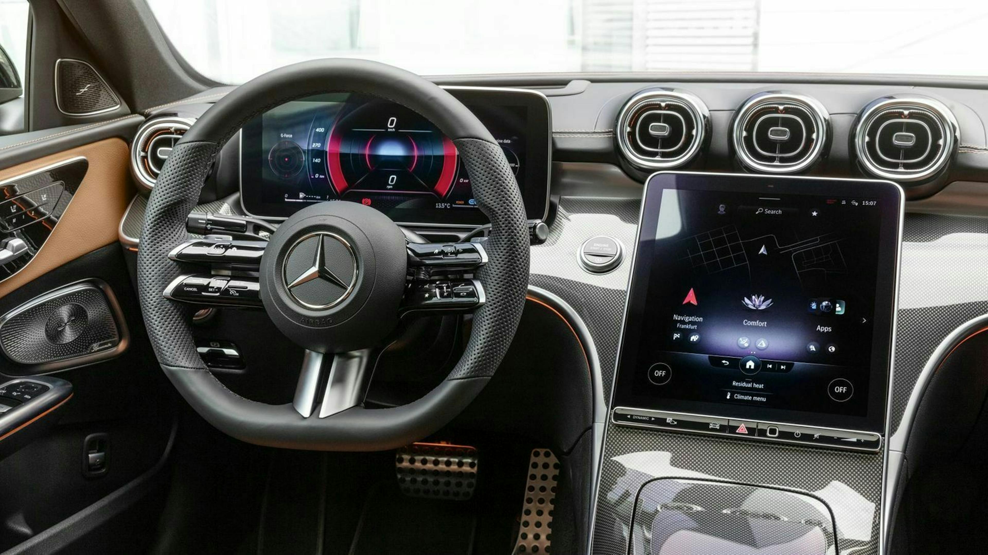 Mercedes C-Klasse 2021 Cockpit