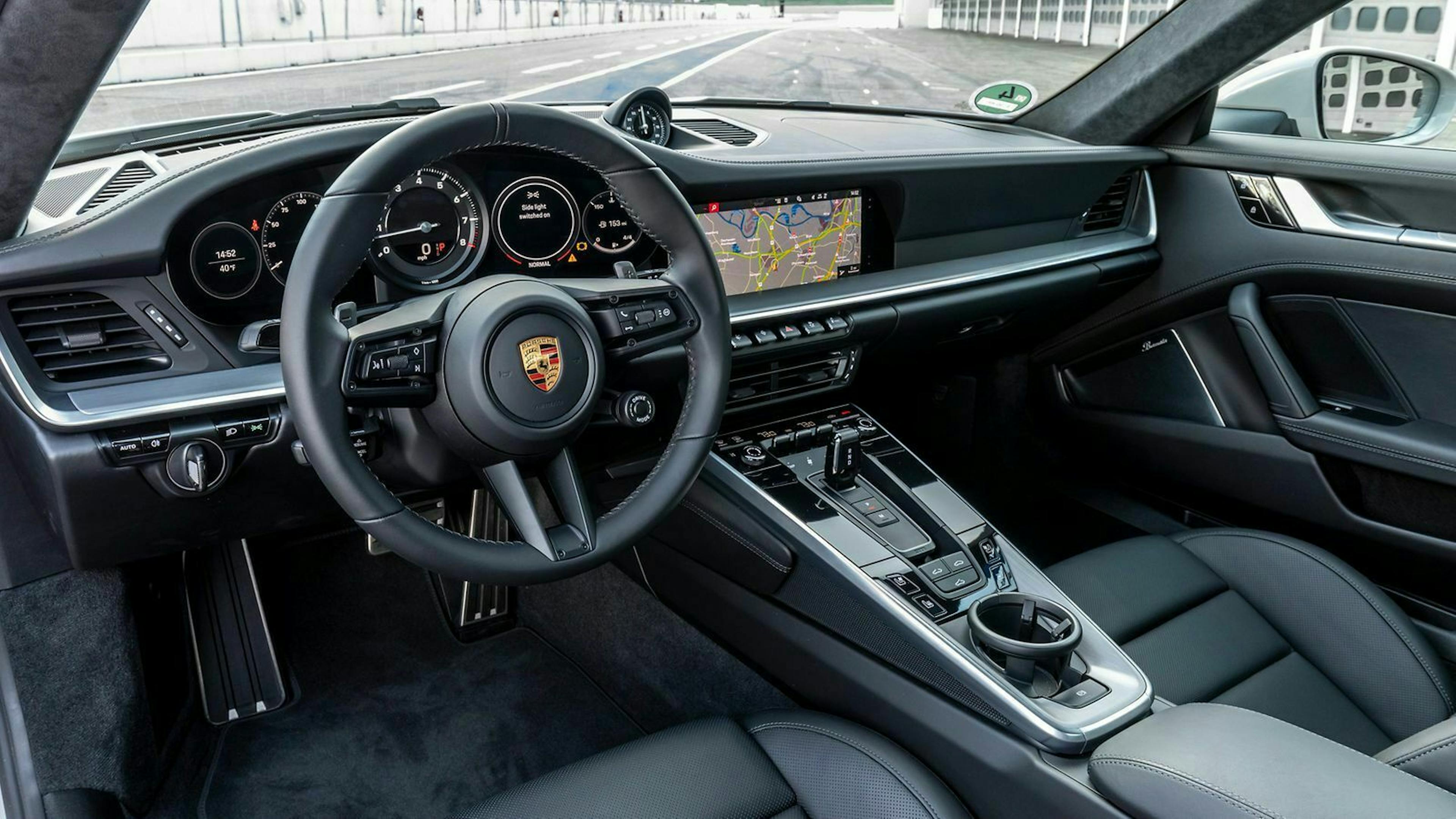 Porsche 911: Cockpit-Ansicht