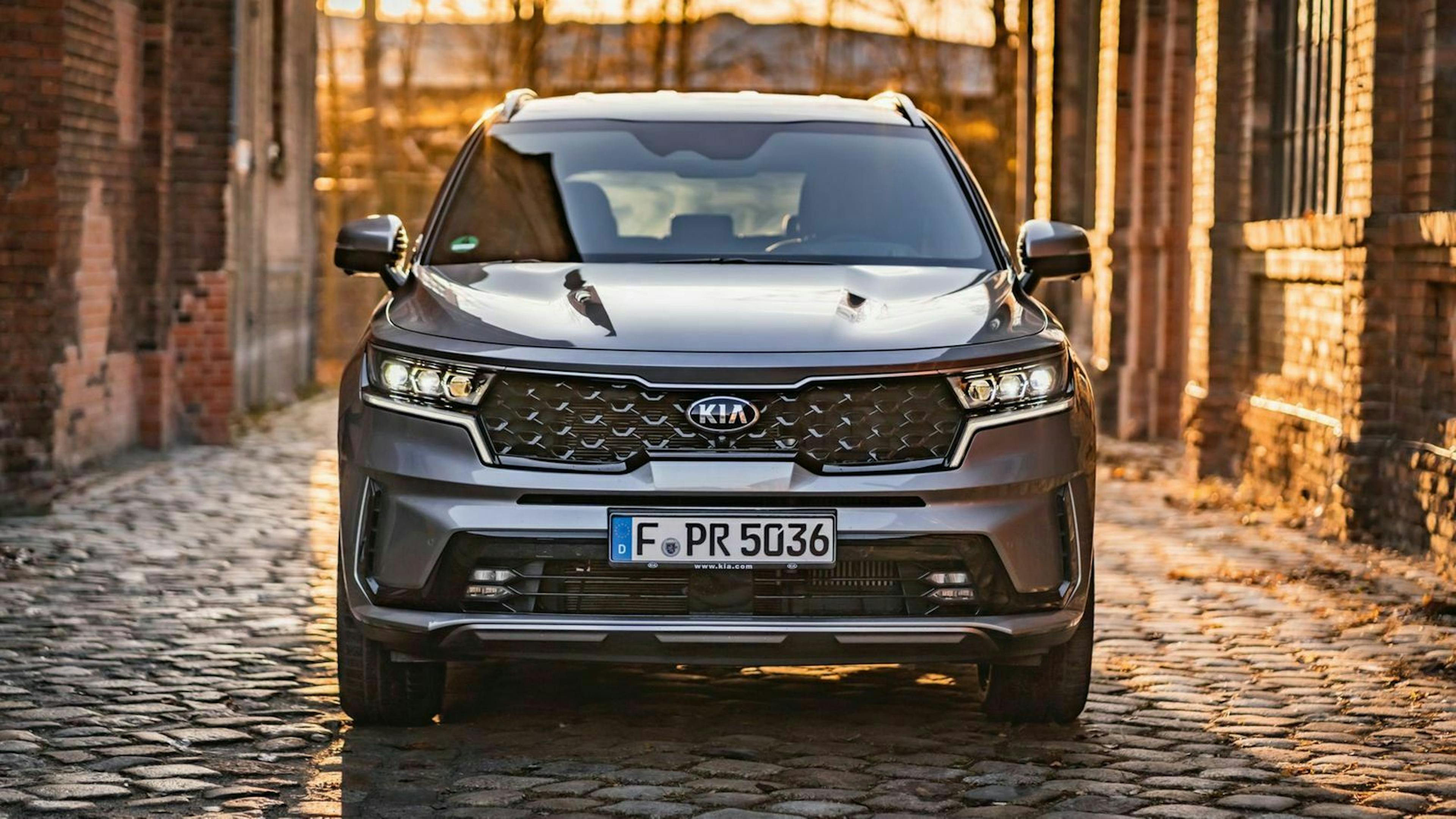 Kia Sorento Test (2020) in Frontansicht