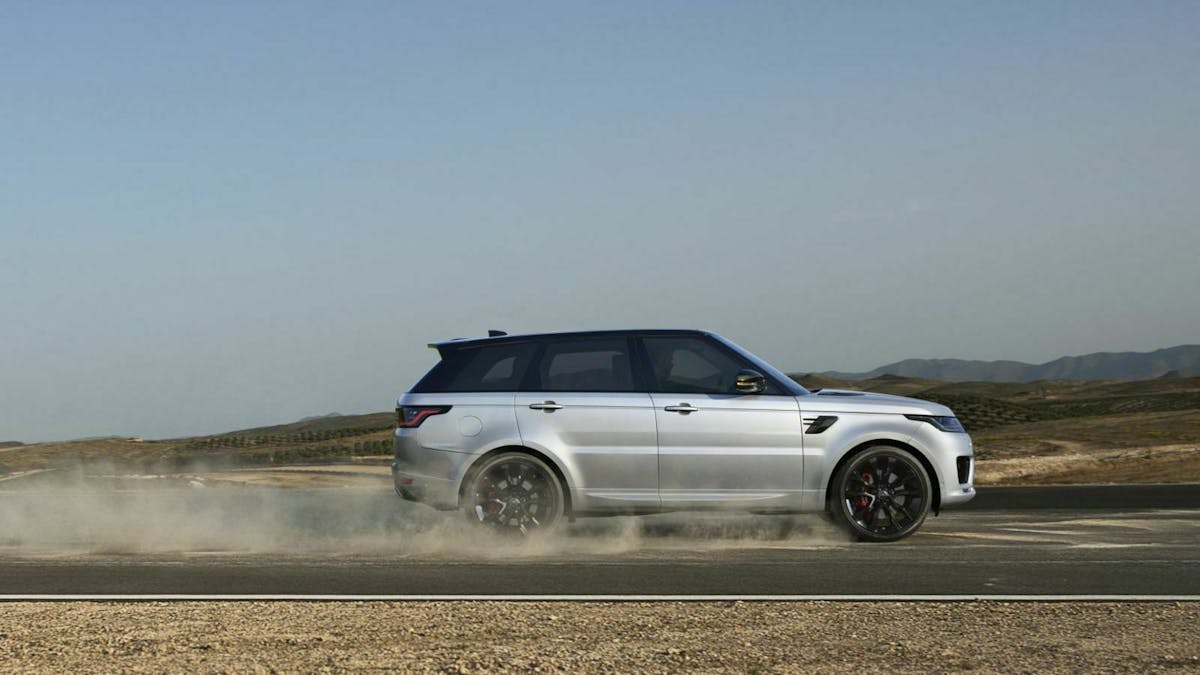 Range Rover Facelift Seitenansicht dynamisch