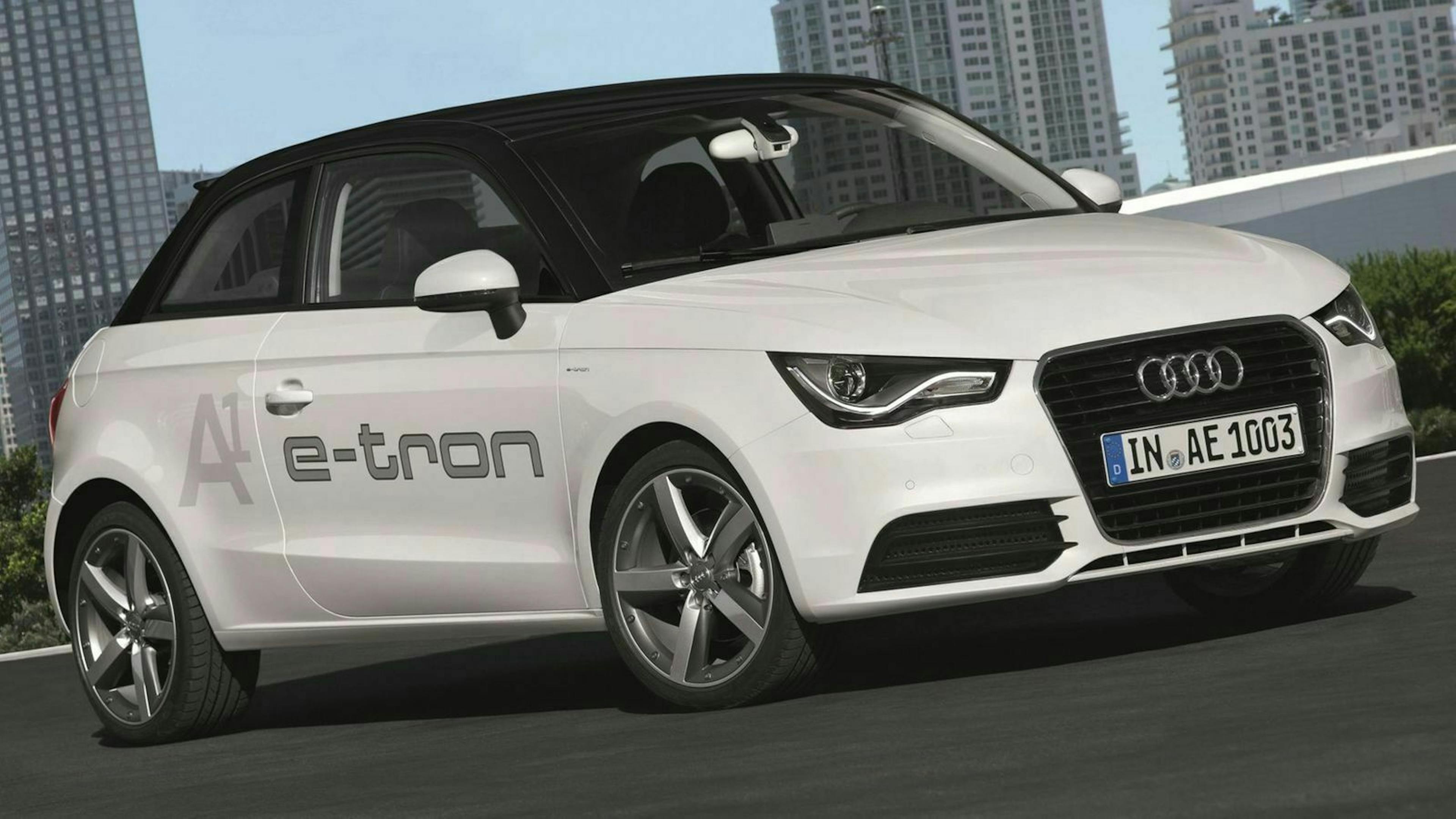 Zu sehen ist der Audi A1 e-tron 2012 mit Wankelmotor