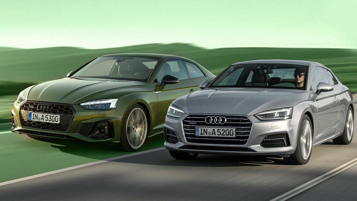 Der Audi A5 bekommt dieses Jahr ein neues Gesicht