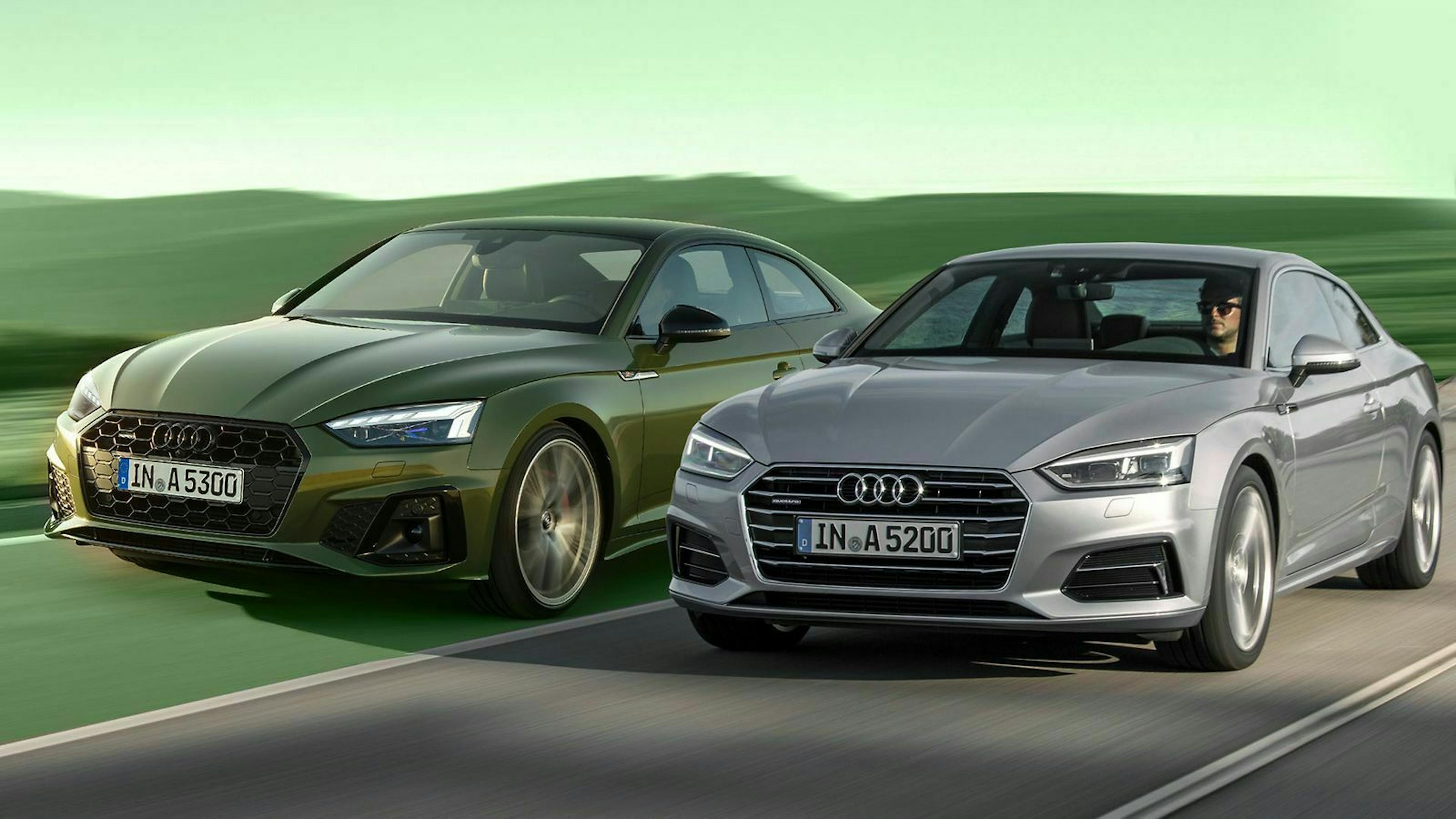 Der Audi A5 bekommt dieses Jahr ein neues Gesicht