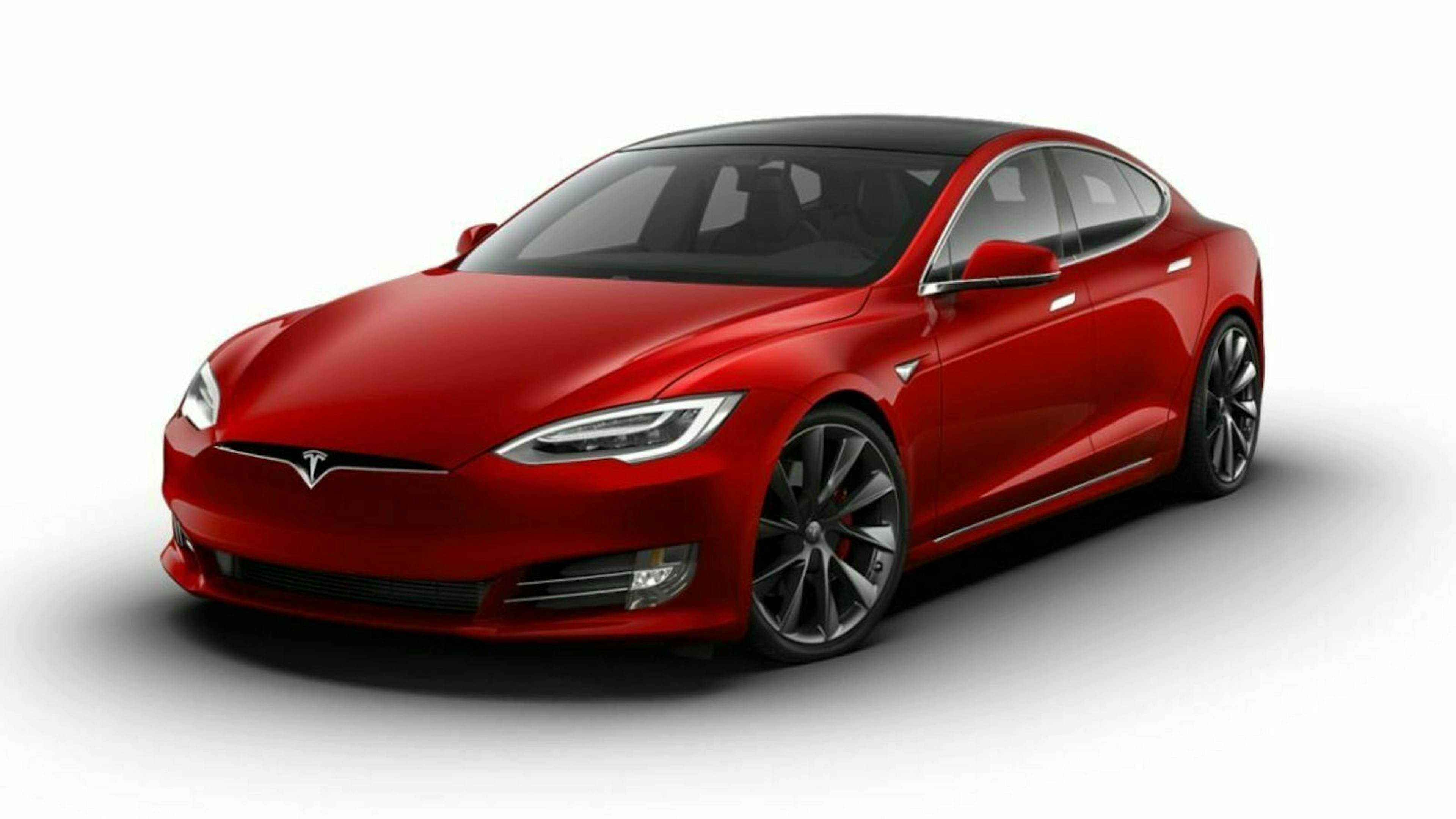 Zu sehen ist das Tesla Model S Plaid