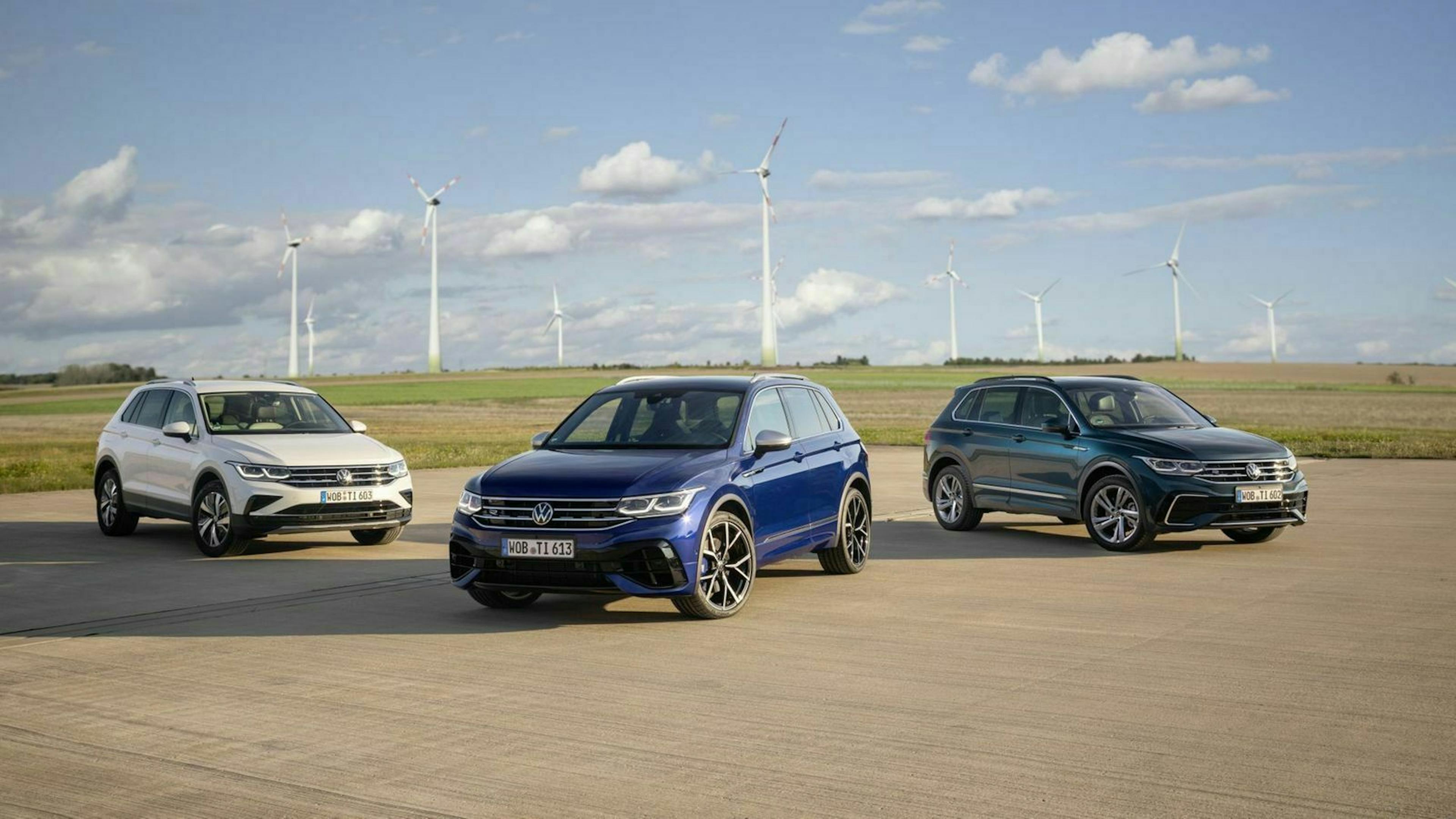 VW Tiguan Normal, eHybrid und R 