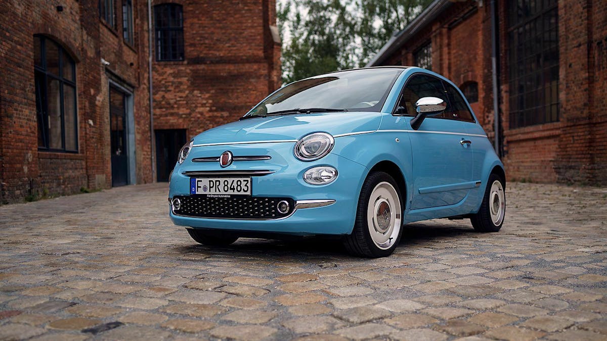 Den Fiat 500C Spiaggina '58 gibt es ausschließlich als Cabrio