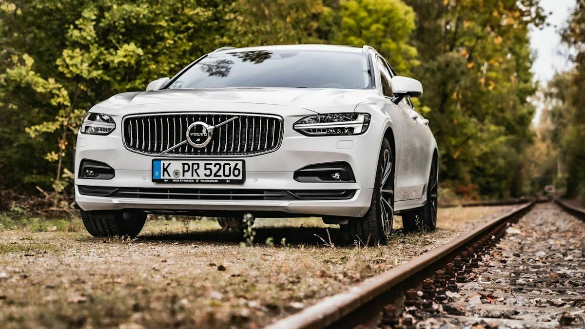 Der Volvo V90 in Frontansicht