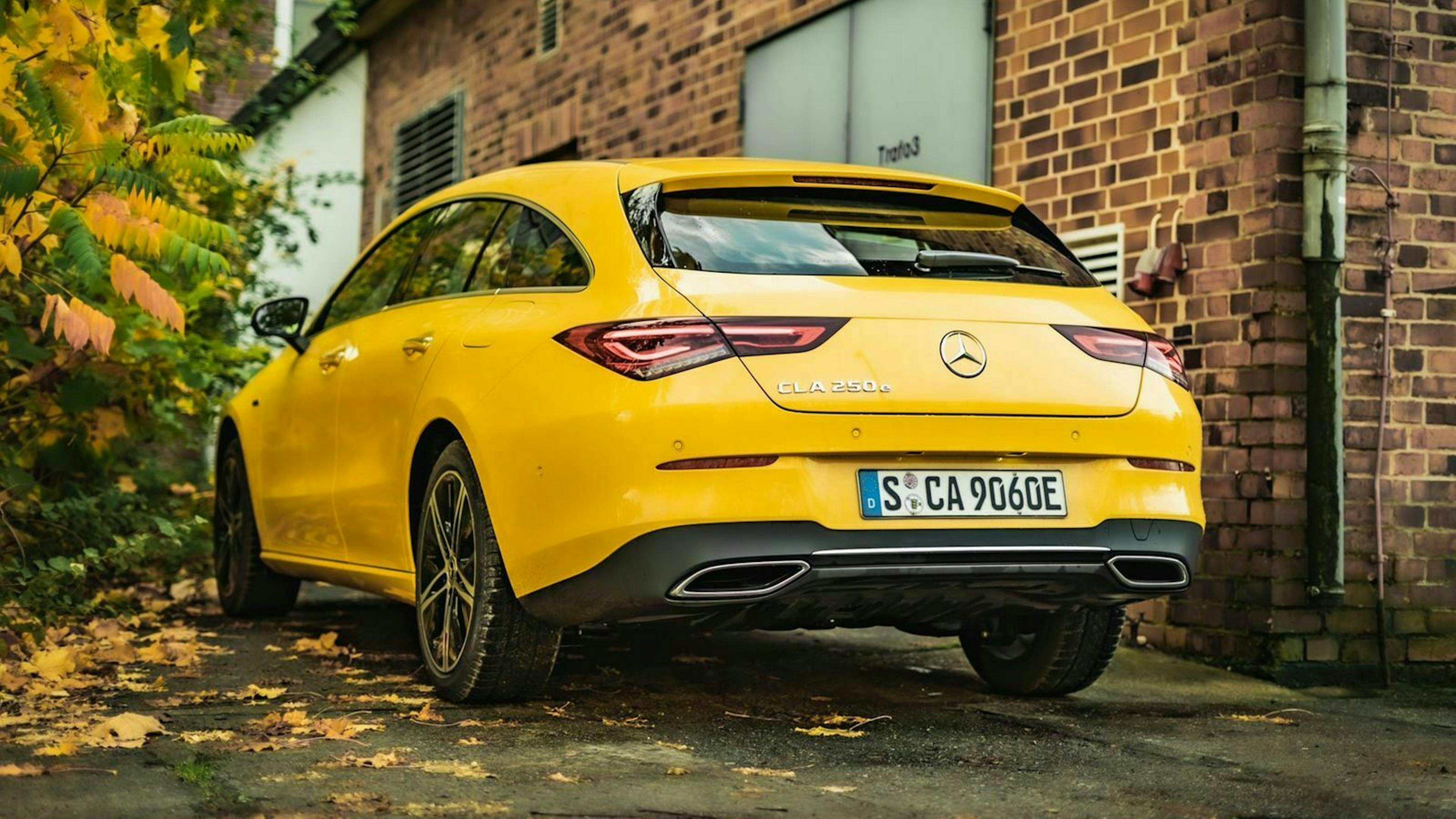 Mercedes-Benz CLA Shooting Brake Dreiviertel-Heckansicht