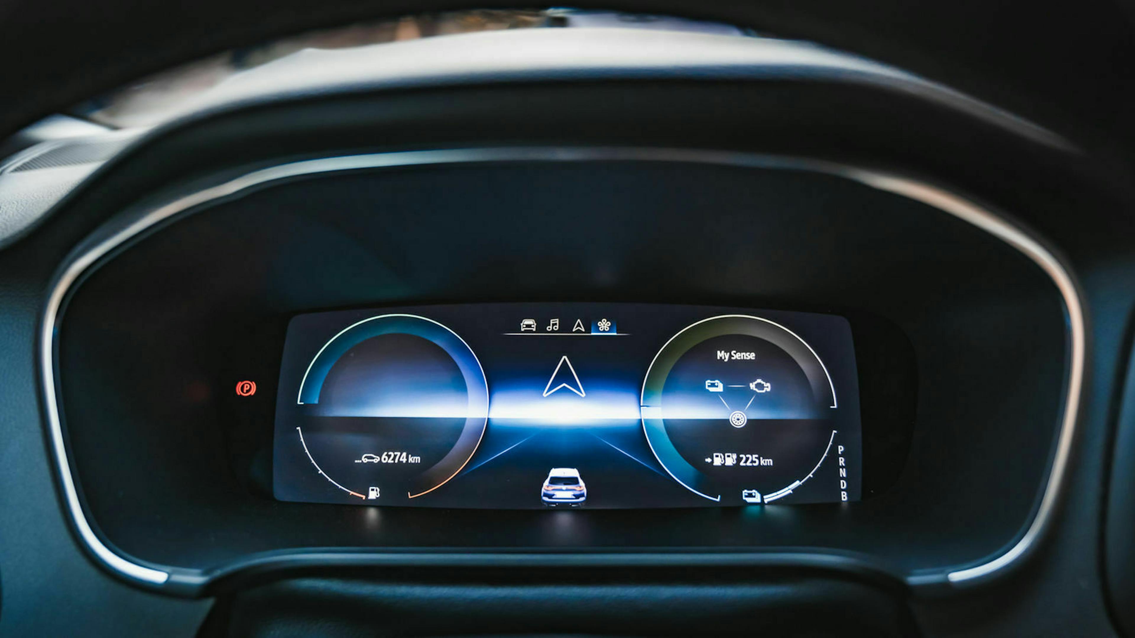 Renault Megane digitaler Instrumententräger