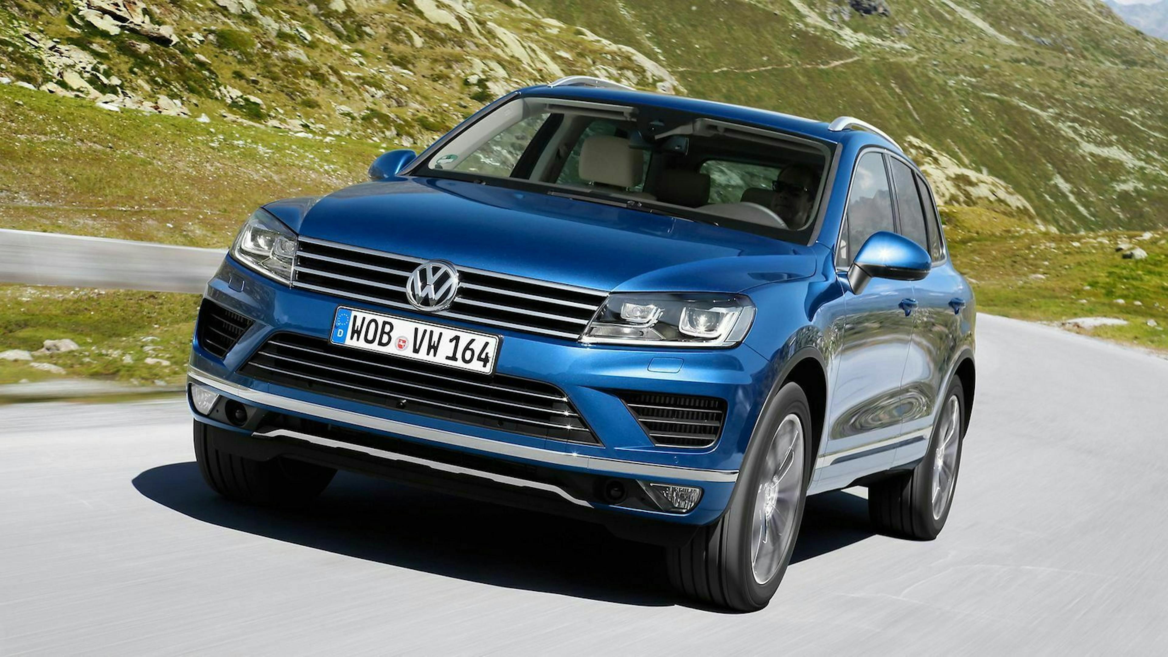 VW Touareg dreiviertel-frontansicht dynamisch