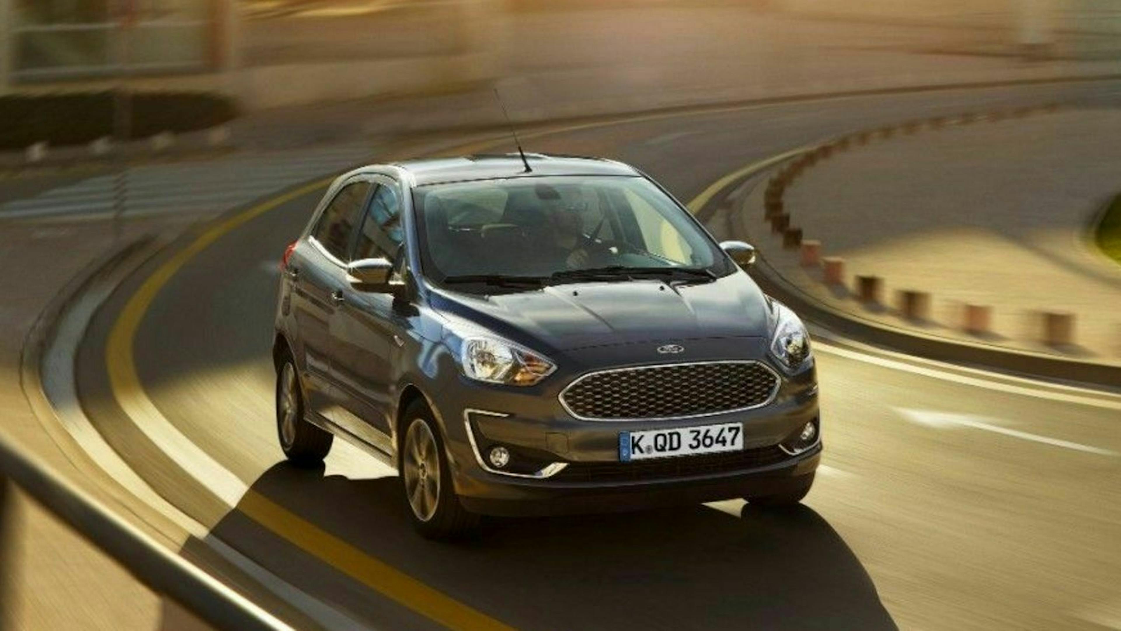 Ford KA+ Dreiviertel-Frontansicht