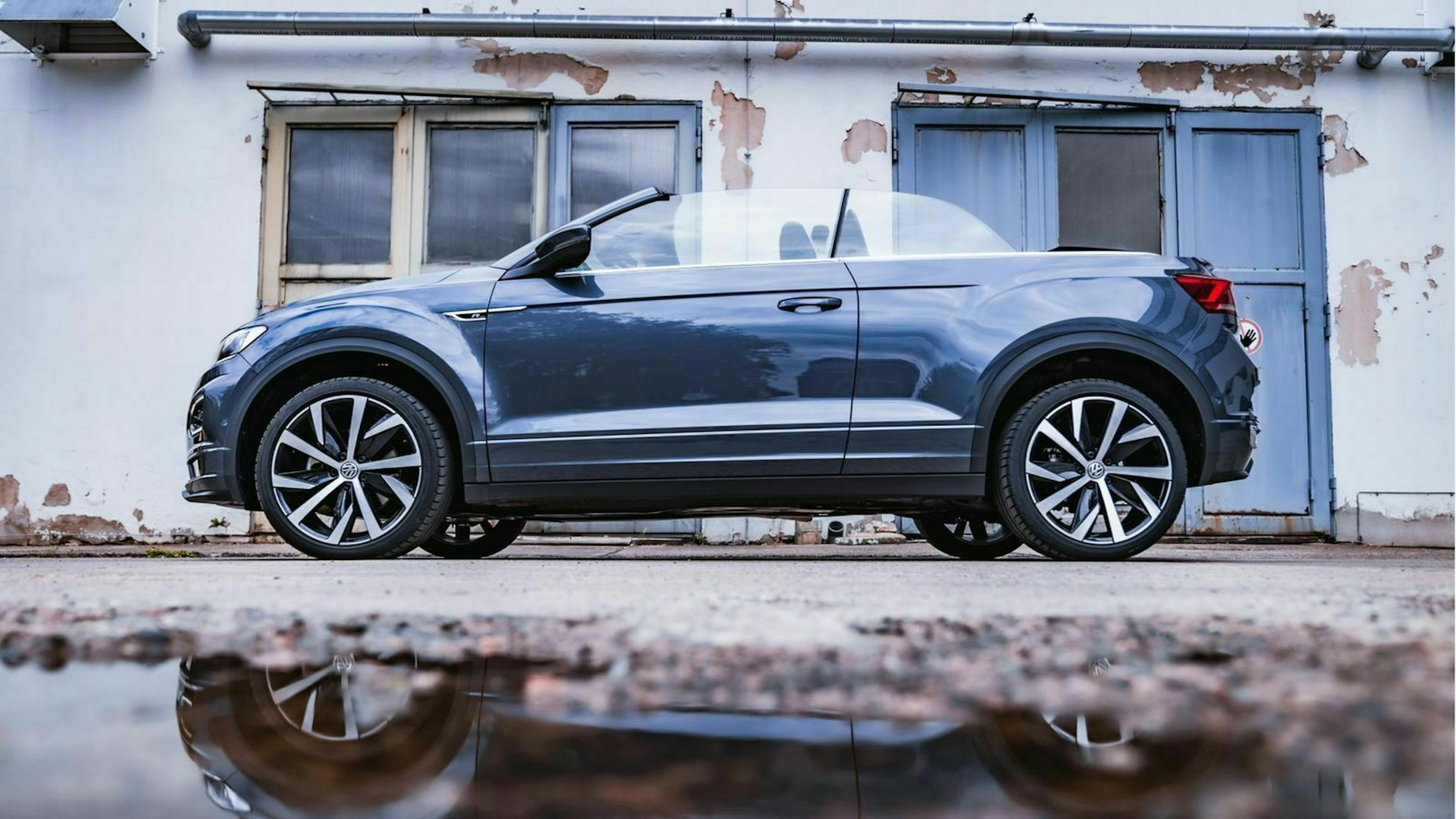 VW T-Roc Cabrio Seitenansicht offen
