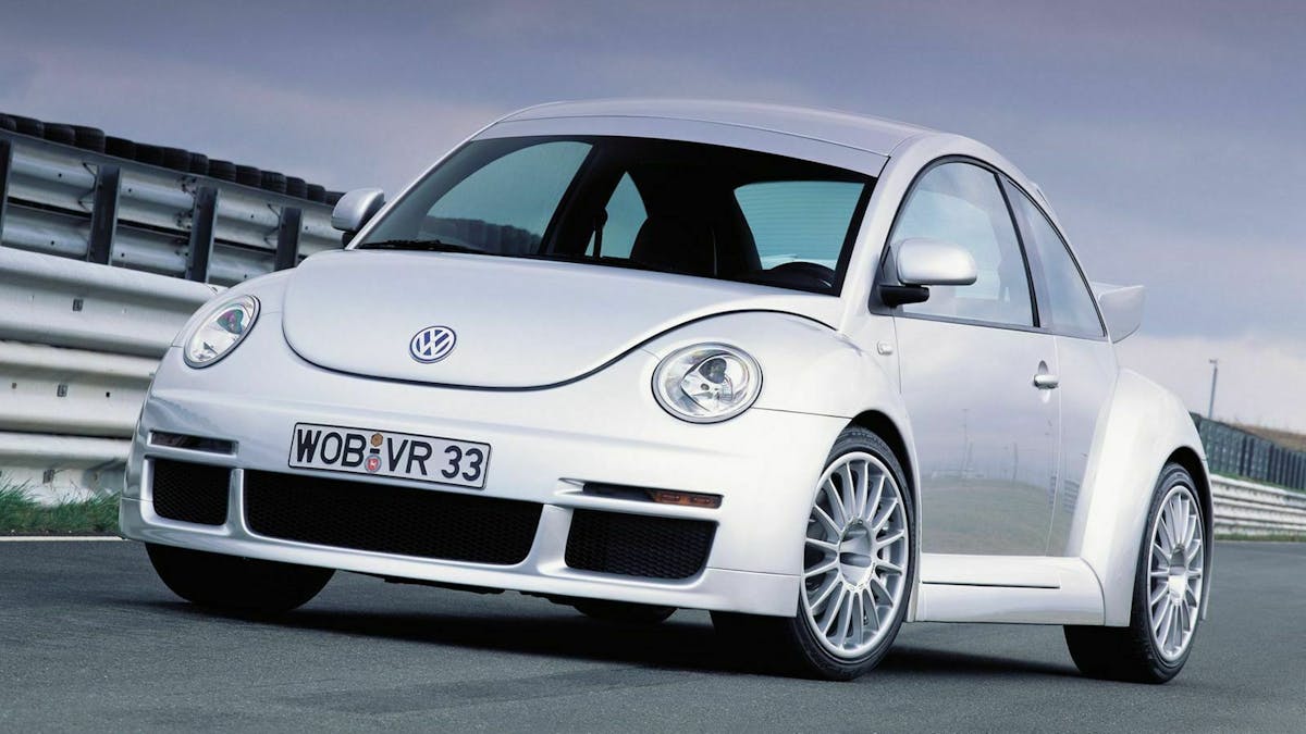 Zu sehen ist der VW Beetle RSI, fahrend