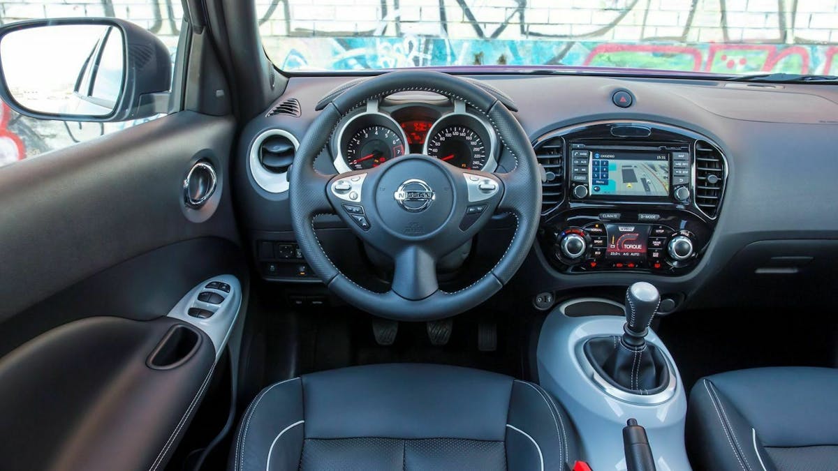 Cockpit-Ansicht des Nissan Juke
