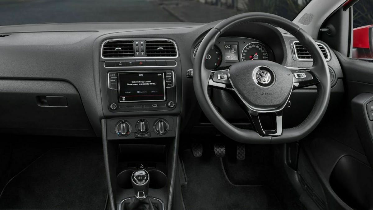 Der Innenraum des VW Polo Vivo