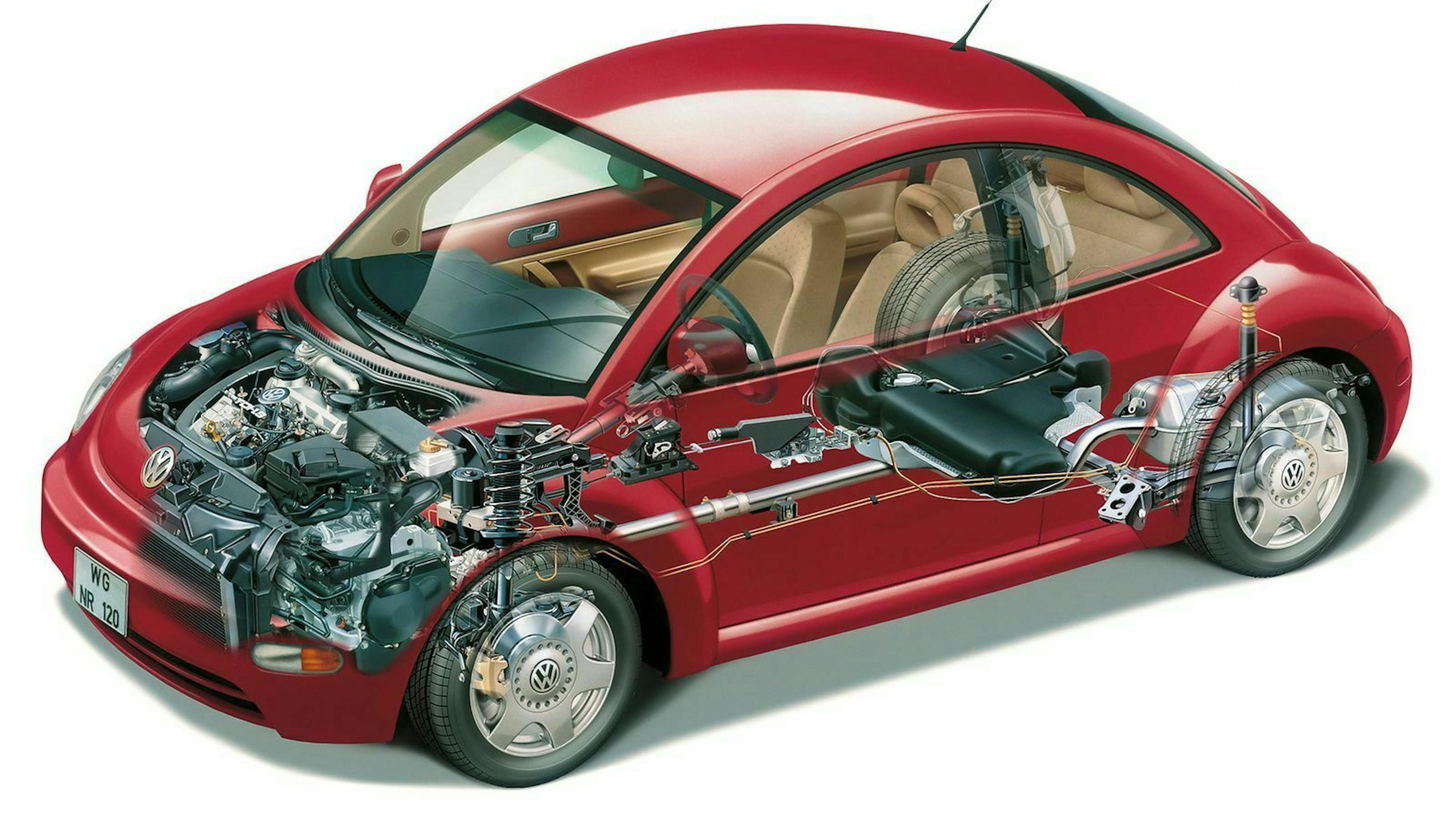 VW Beetle CAD Modell