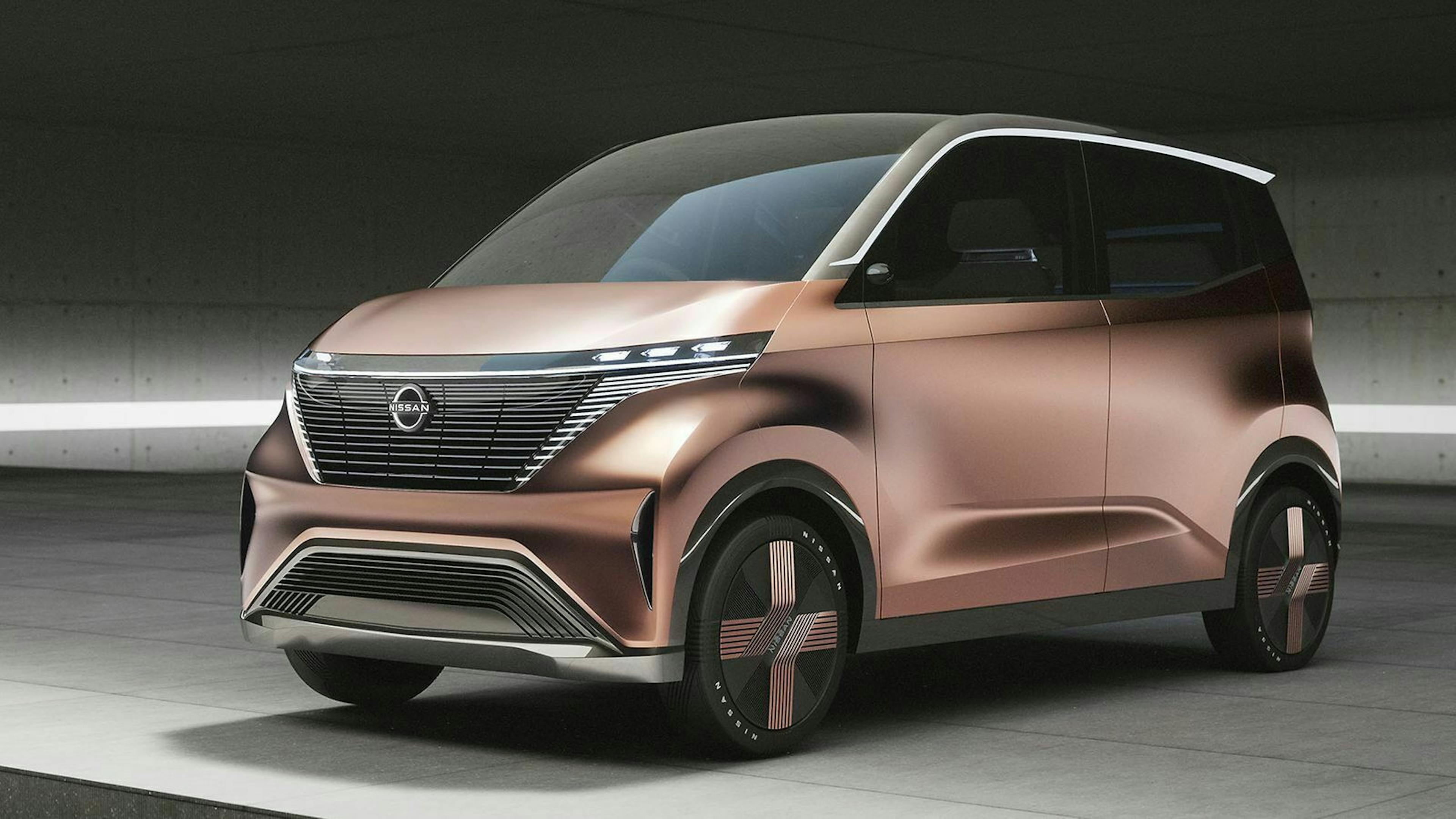 Der Nissan iMk wurde auf der Tokyo Motor Show 2019 vorgestellt, eine Serienfertigung des elektrischen Kei-Cars ist geplant