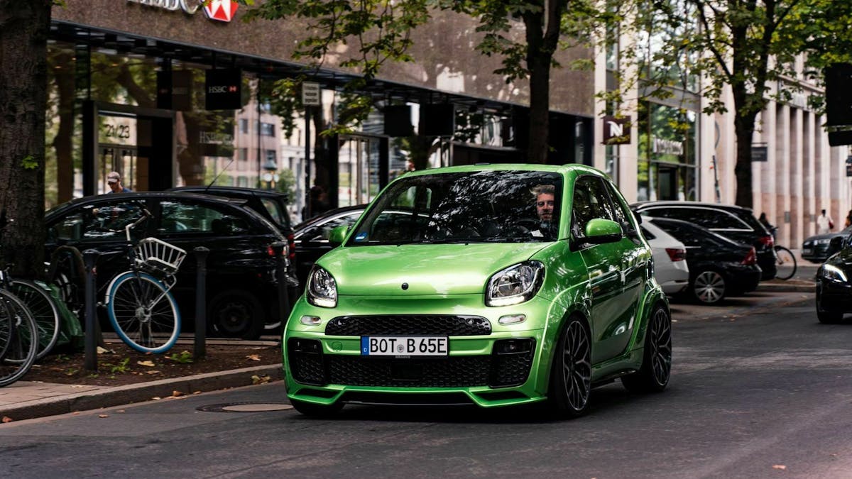 Smart Brabus Ultimate E in Frontansicht