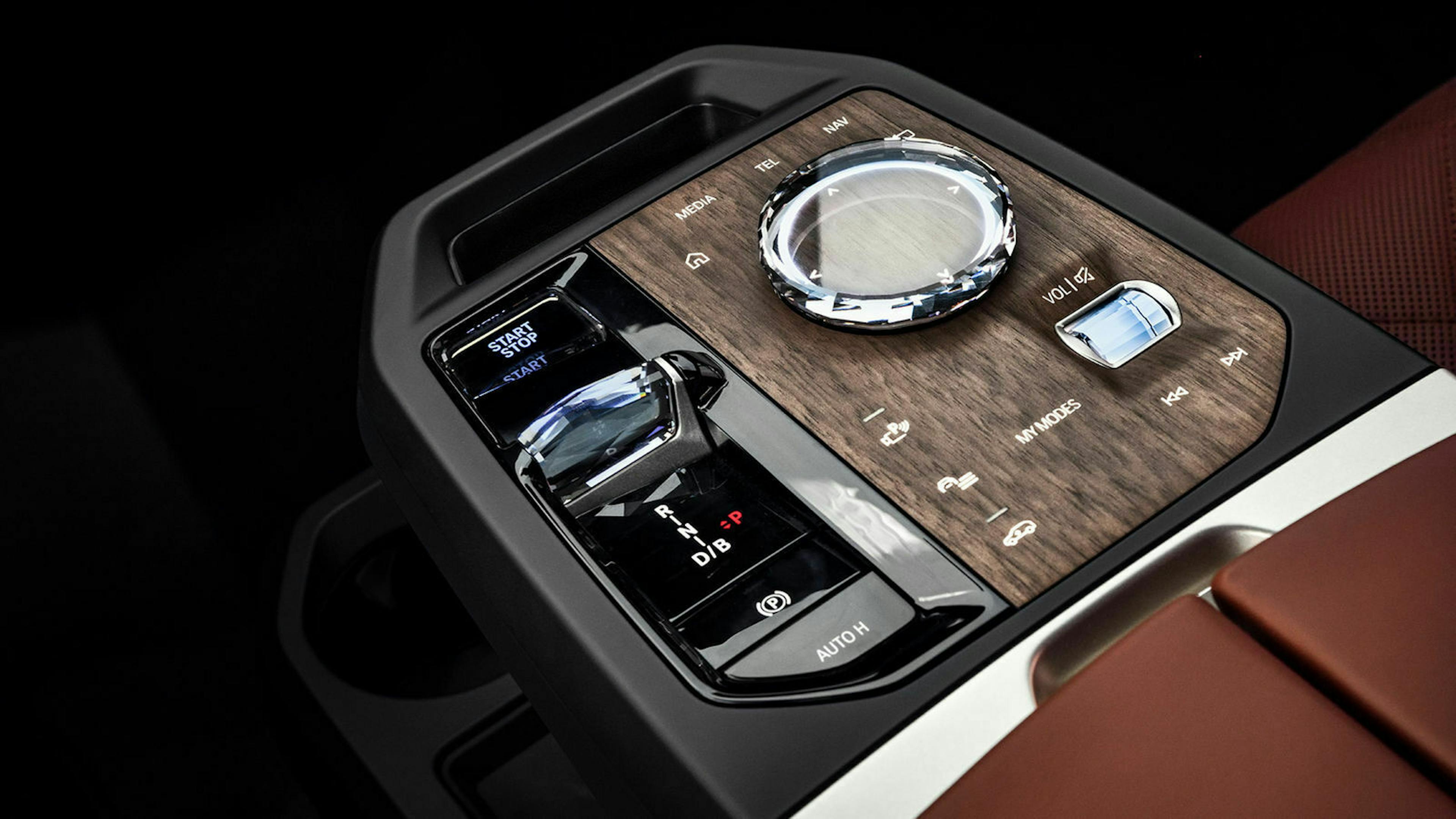 BMW iX Mittelkonsole