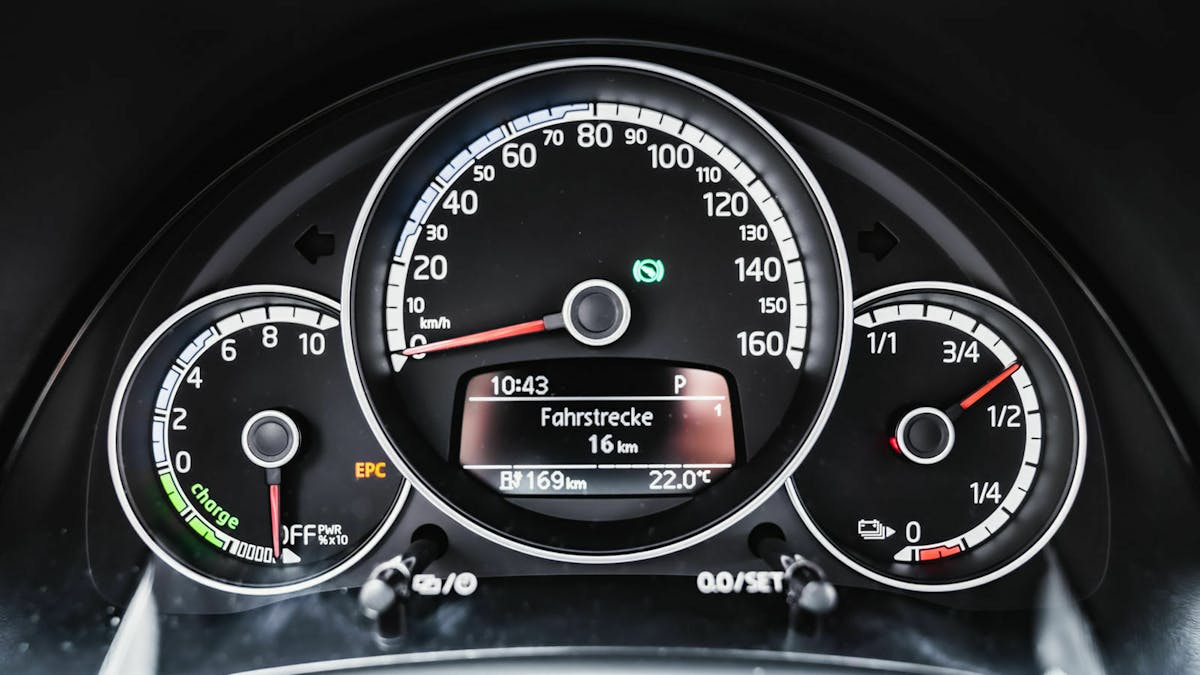 VW e-Up Detailansicht Instrumententräger