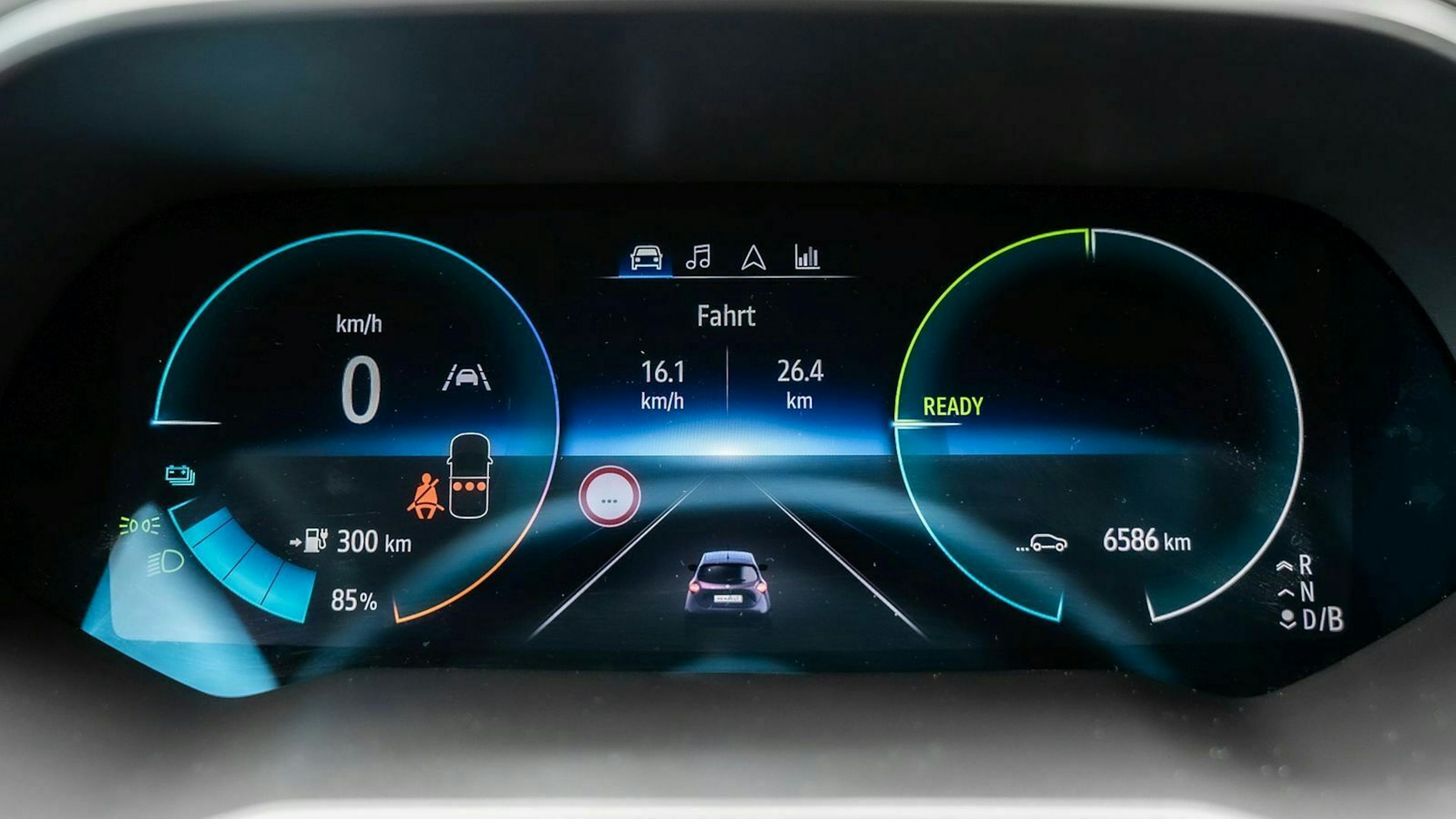 Das Tacho des Renault Zoe (2019)