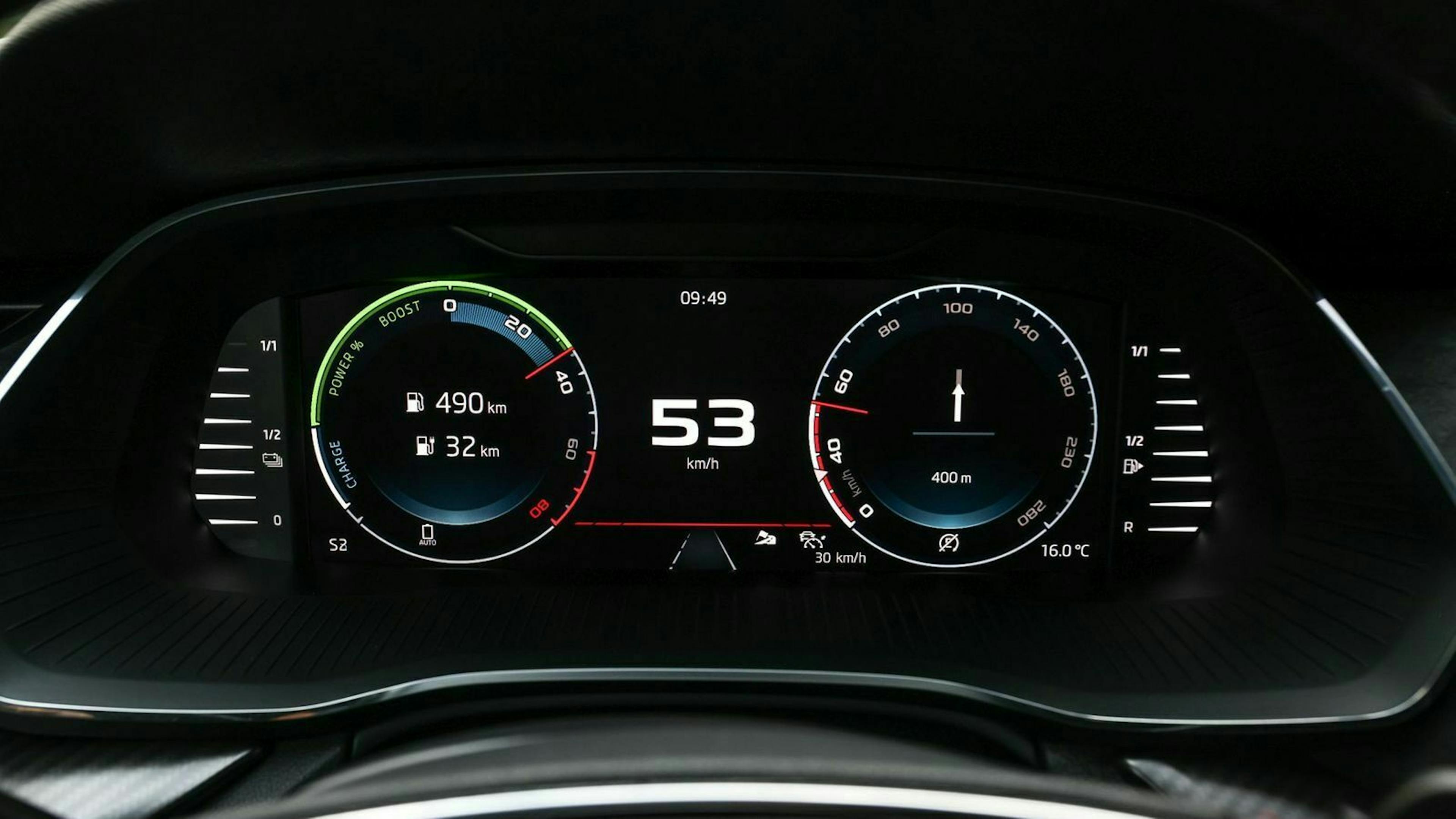 Škoda Octavia RS IV Kombi Digitaler Instrumententräger
