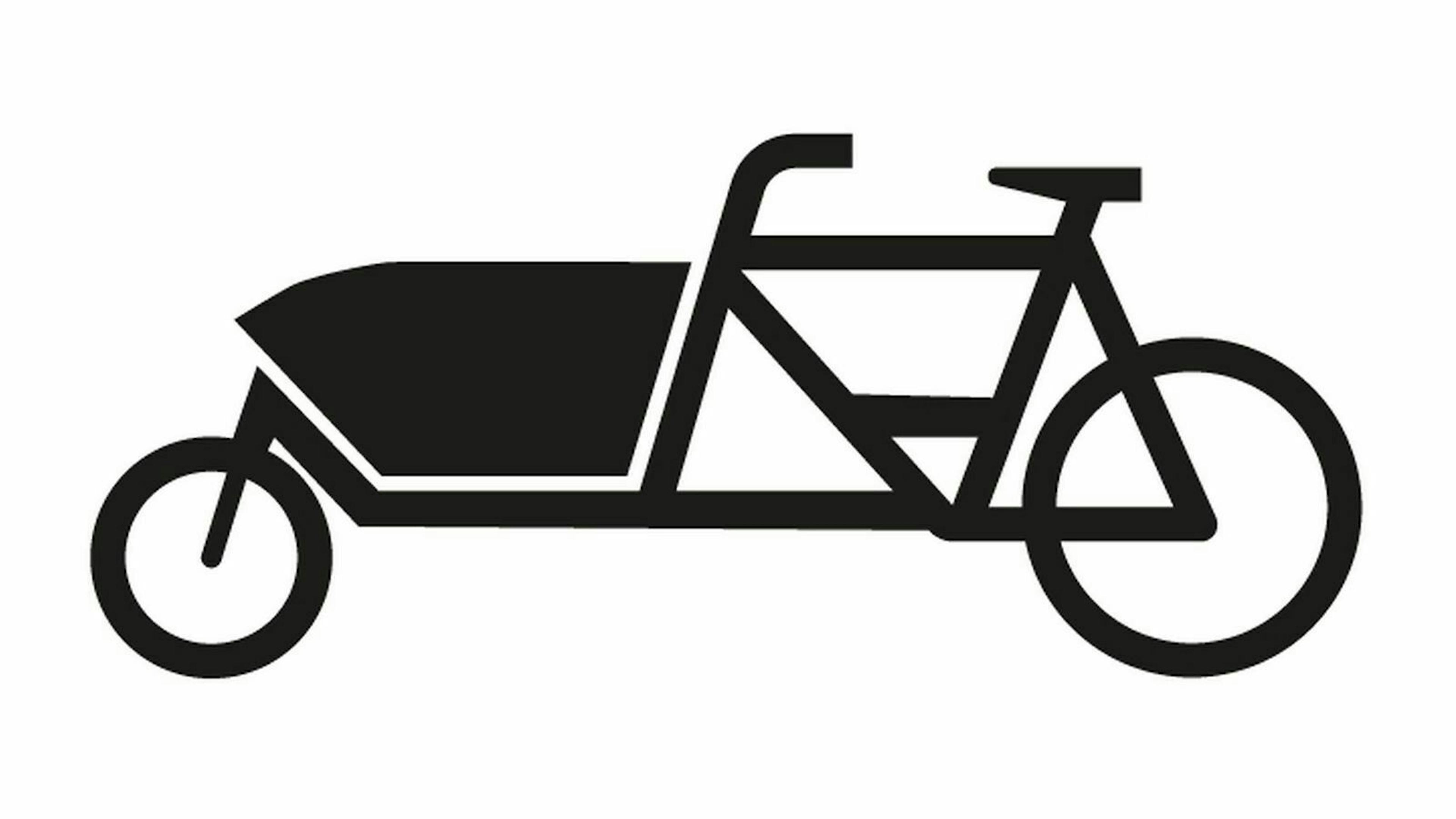 Zu sehen ist ein Lastenfahrrad