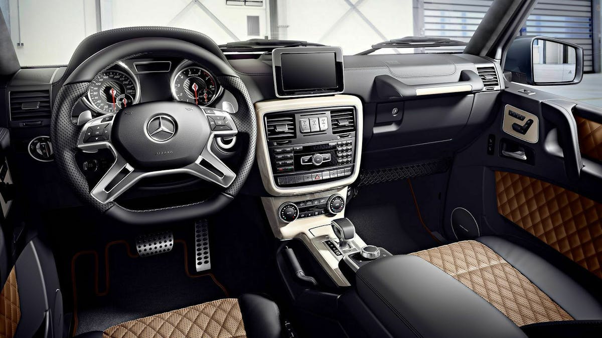 Die G-Klasse kann auch Luxus: Der Innenraum des Mercedes AMG G 65