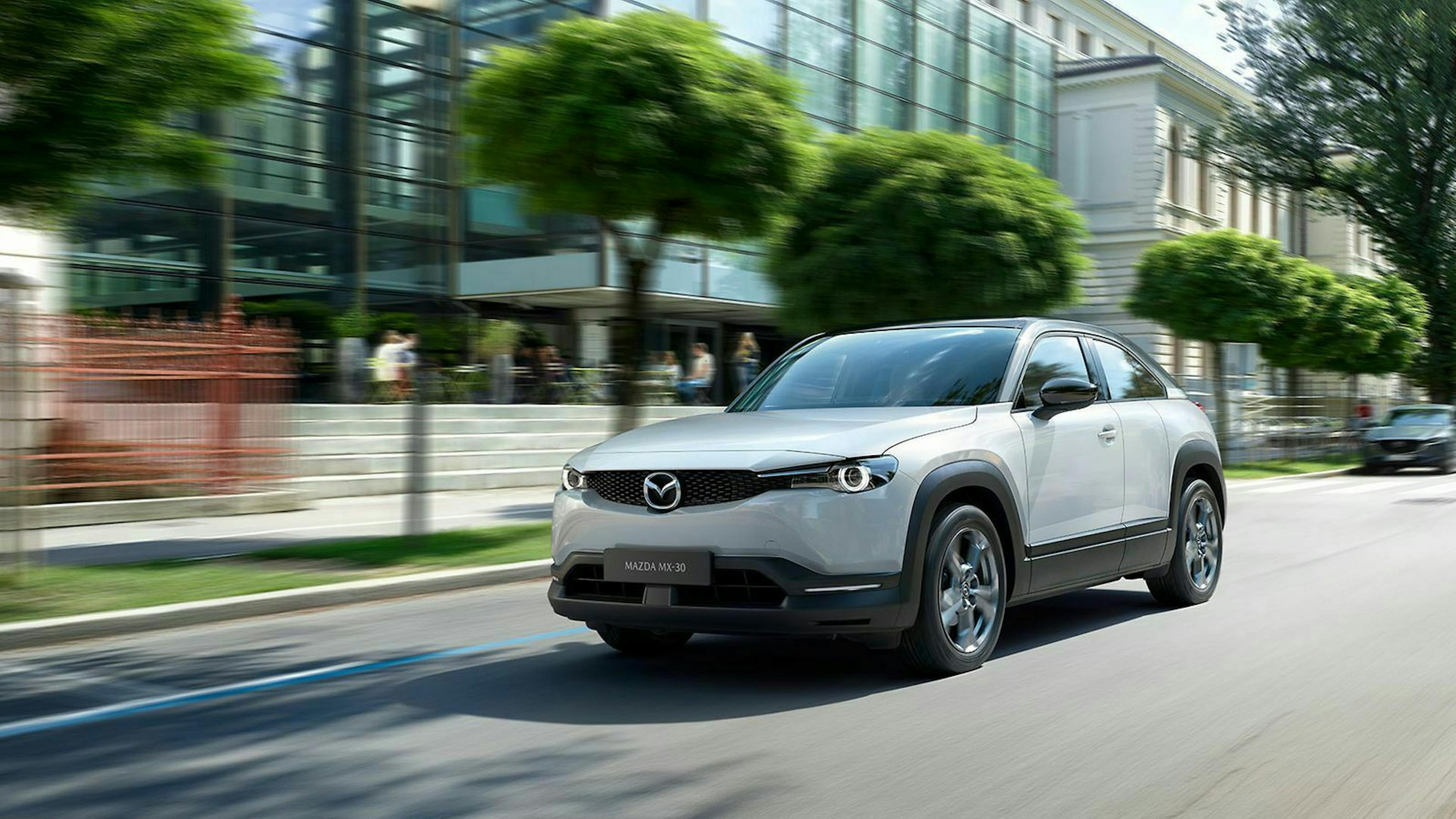 Der E-Motor treibt im MX-30 die Vorderachse an. Leistung: Etwa 140 PS