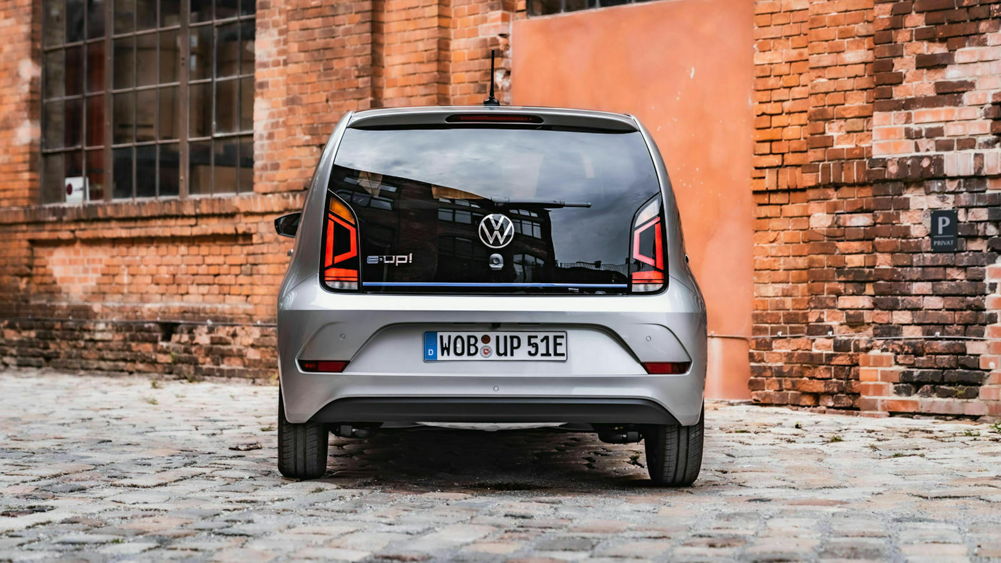 VW e-Up Heckansicht