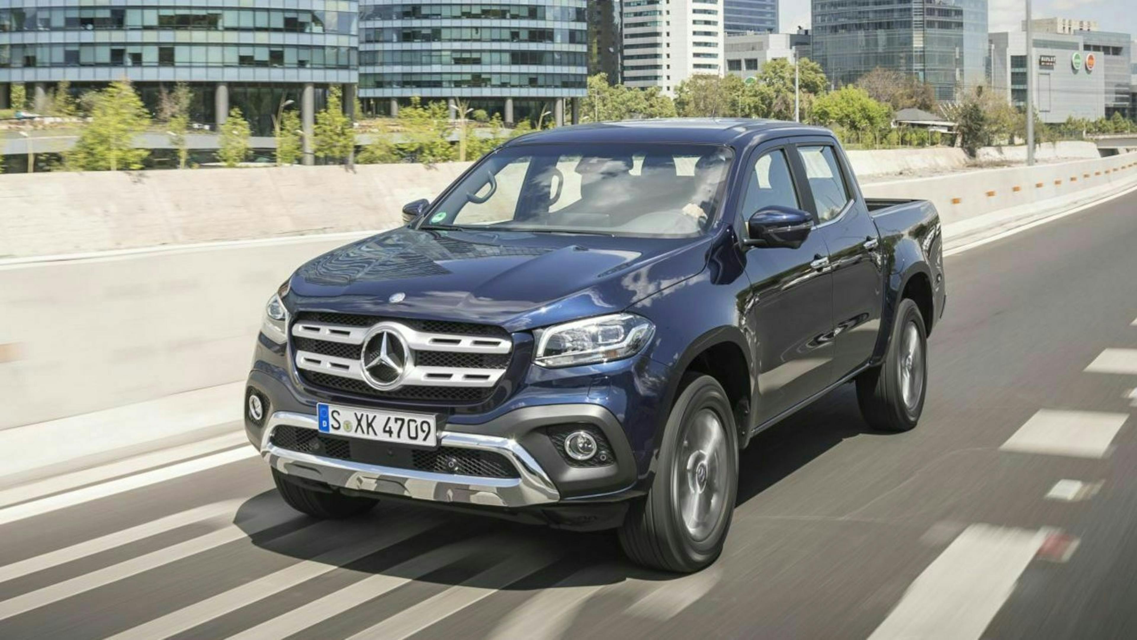 Mercedes X-Klasse Dreiviertel-Frontansicht