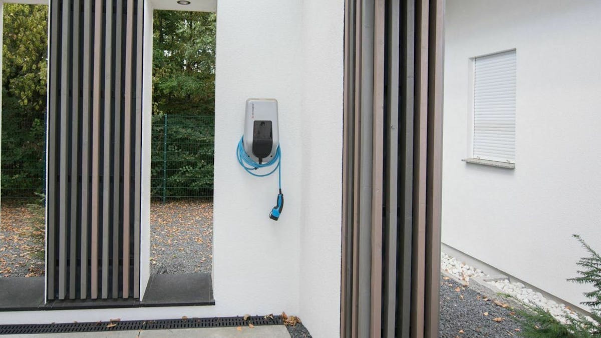 Zu sehen ist eine Wallbox
