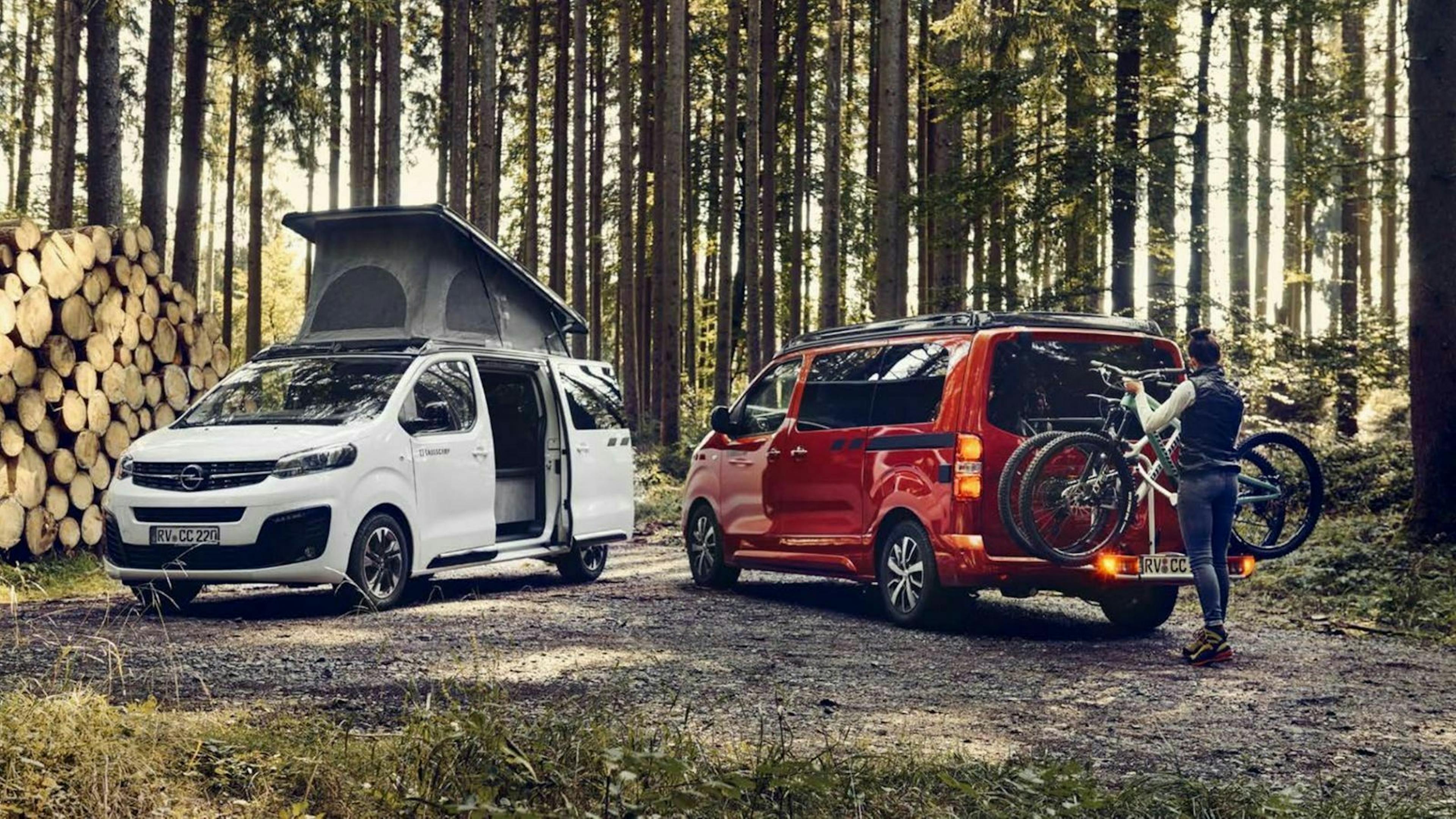 Mercedes Camper in Frontansicht