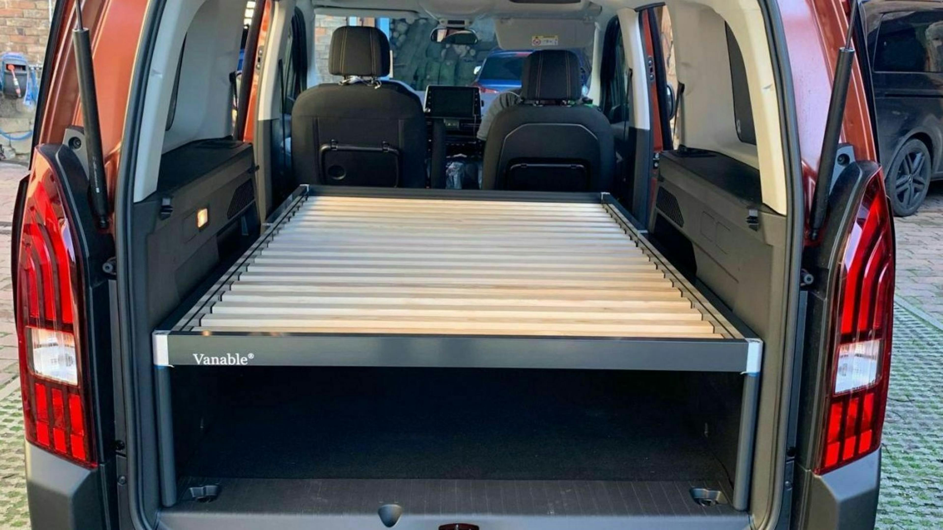 Zu sehen ist der Innenraum des Vanable Vans