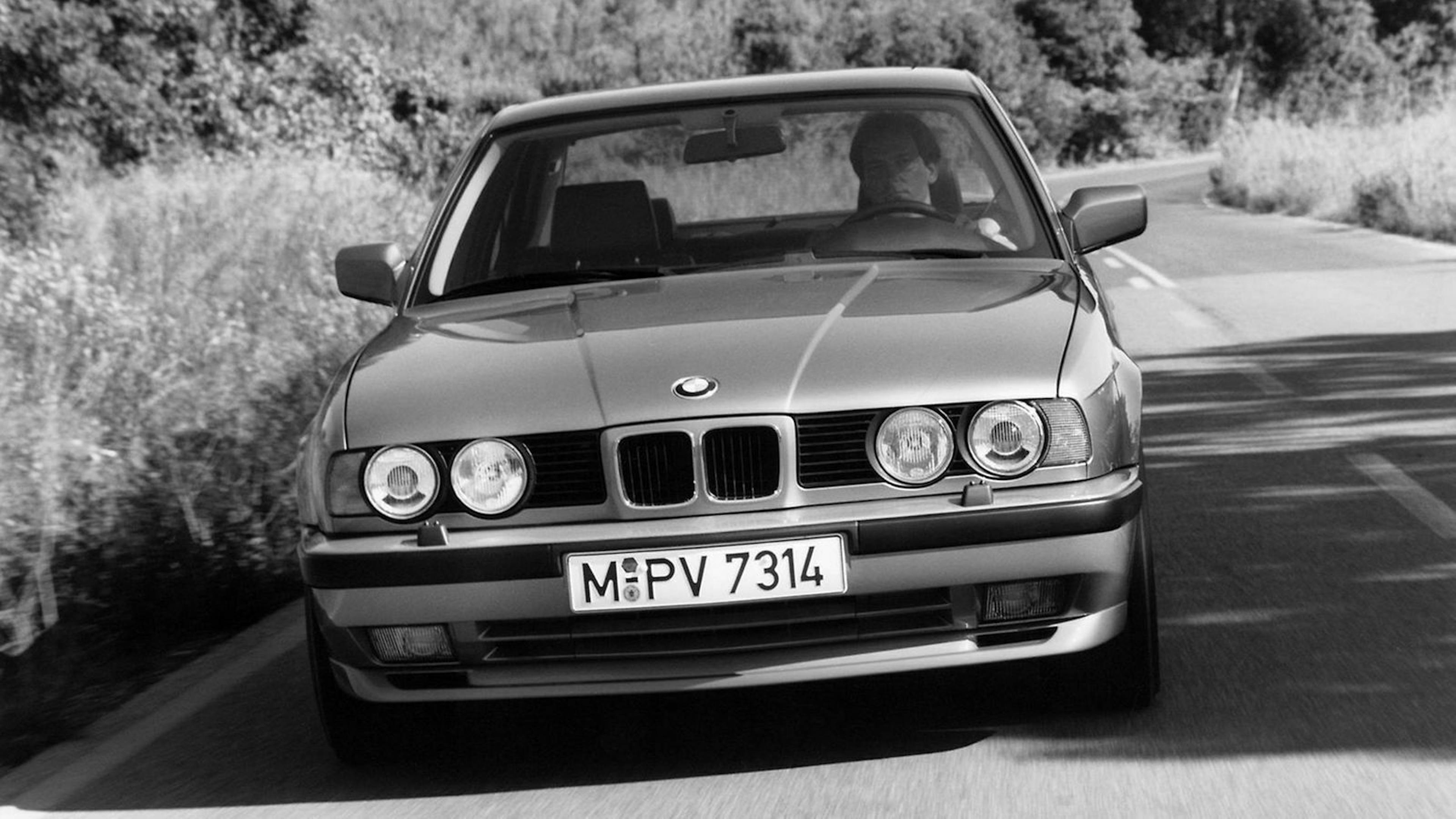 BMW 5er E34 in der Frontansicht