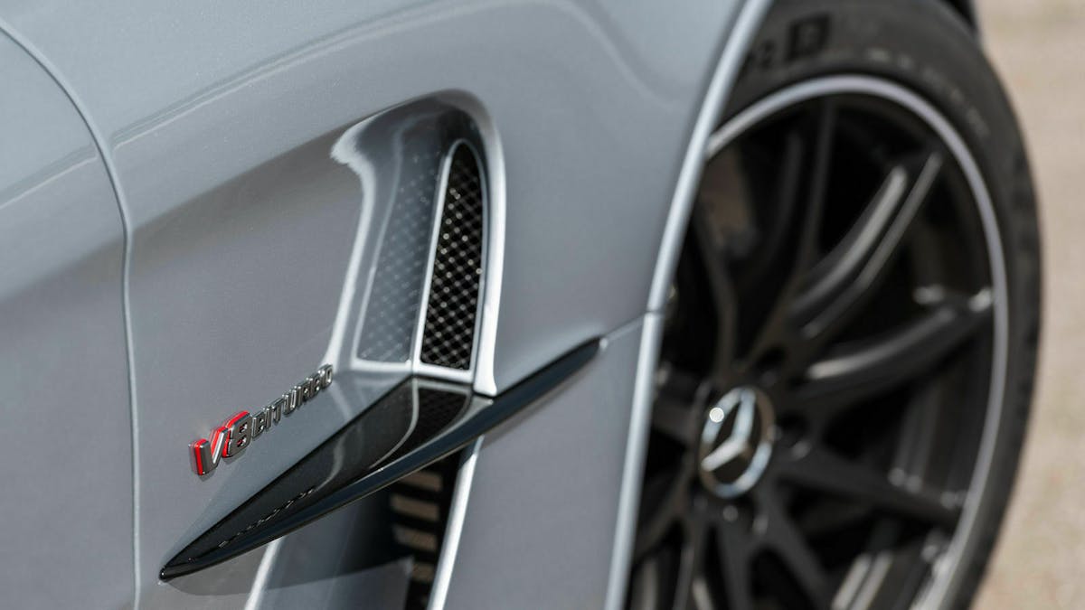 Mercedes-AMG GT Black Series 2020 Luftauslass Radkasten Detailansicht 
