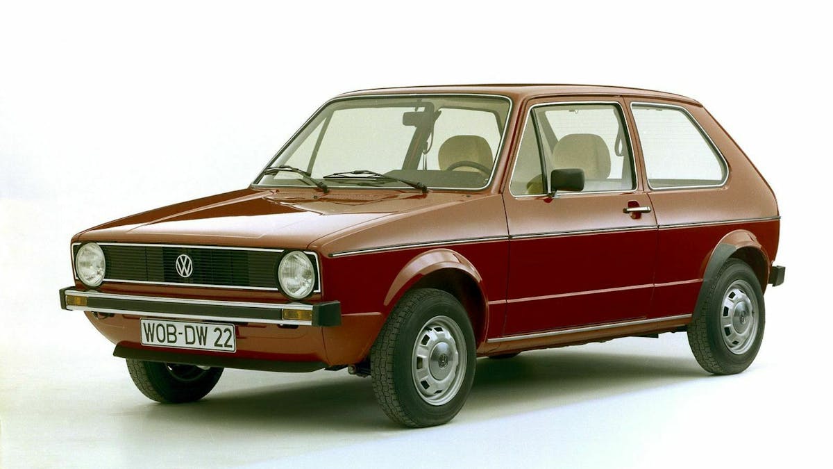 VW Golf I Dreiviertel-Frontansicht
