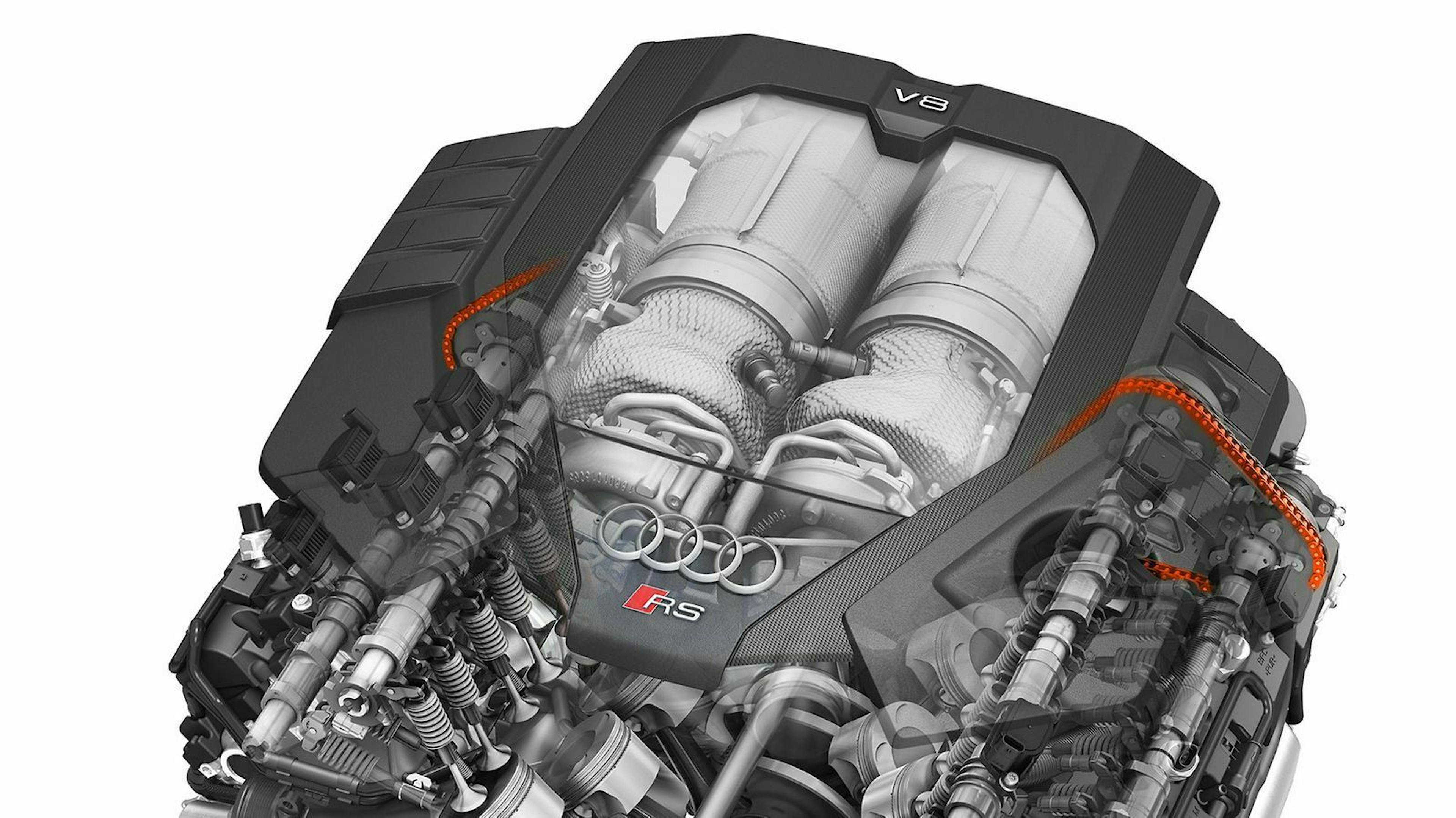 Steuerkette in Audi RS Motor 