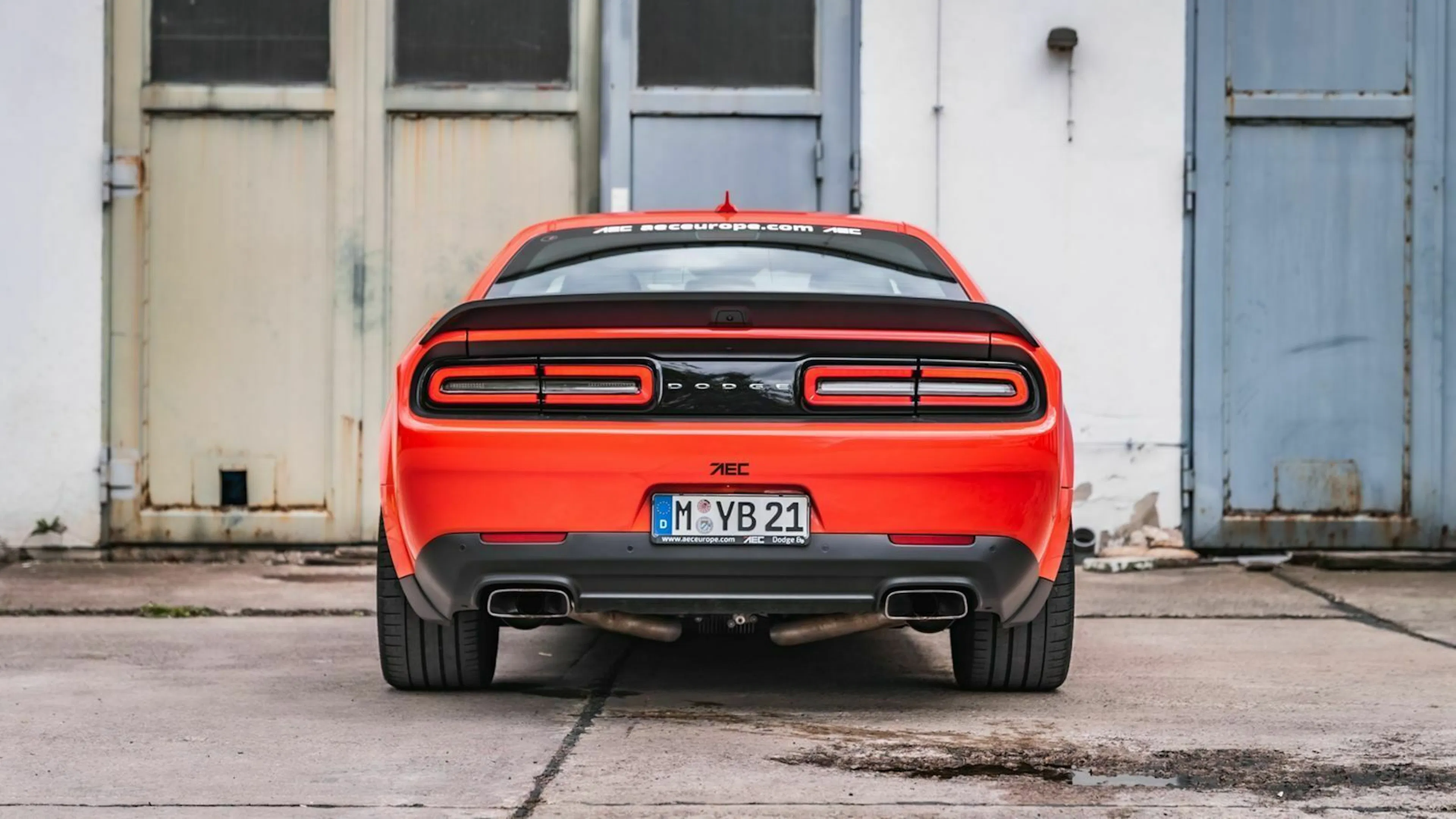 Dodge Challenger Heckansicht