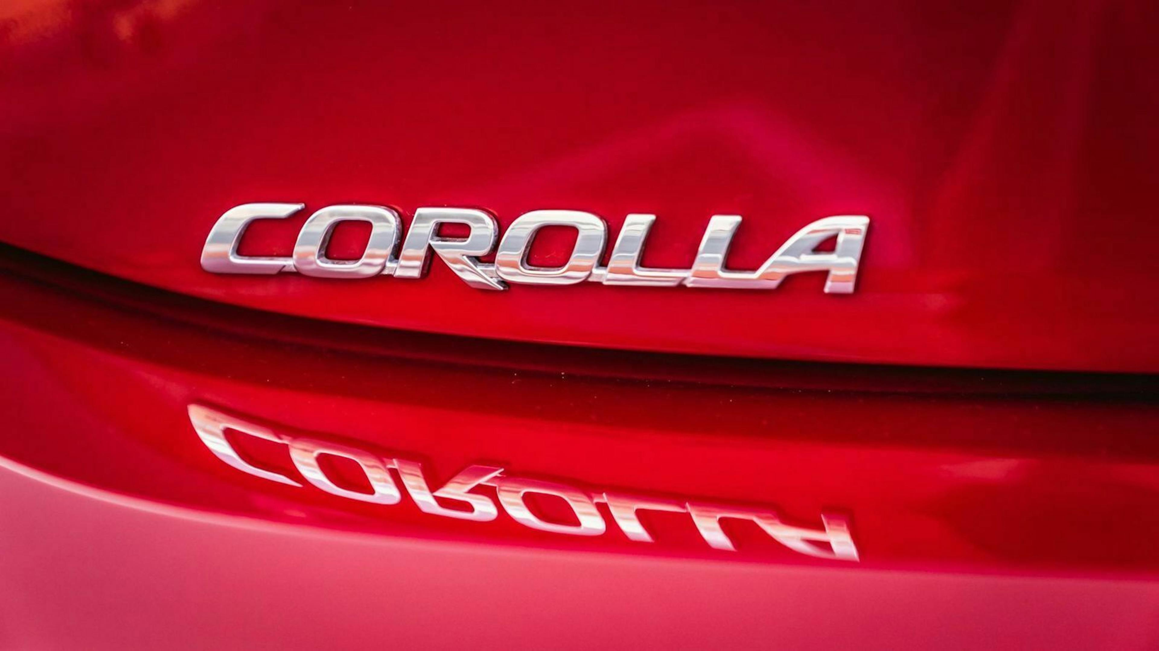 Toyota Corolla Detailansicht Corolla Emblem