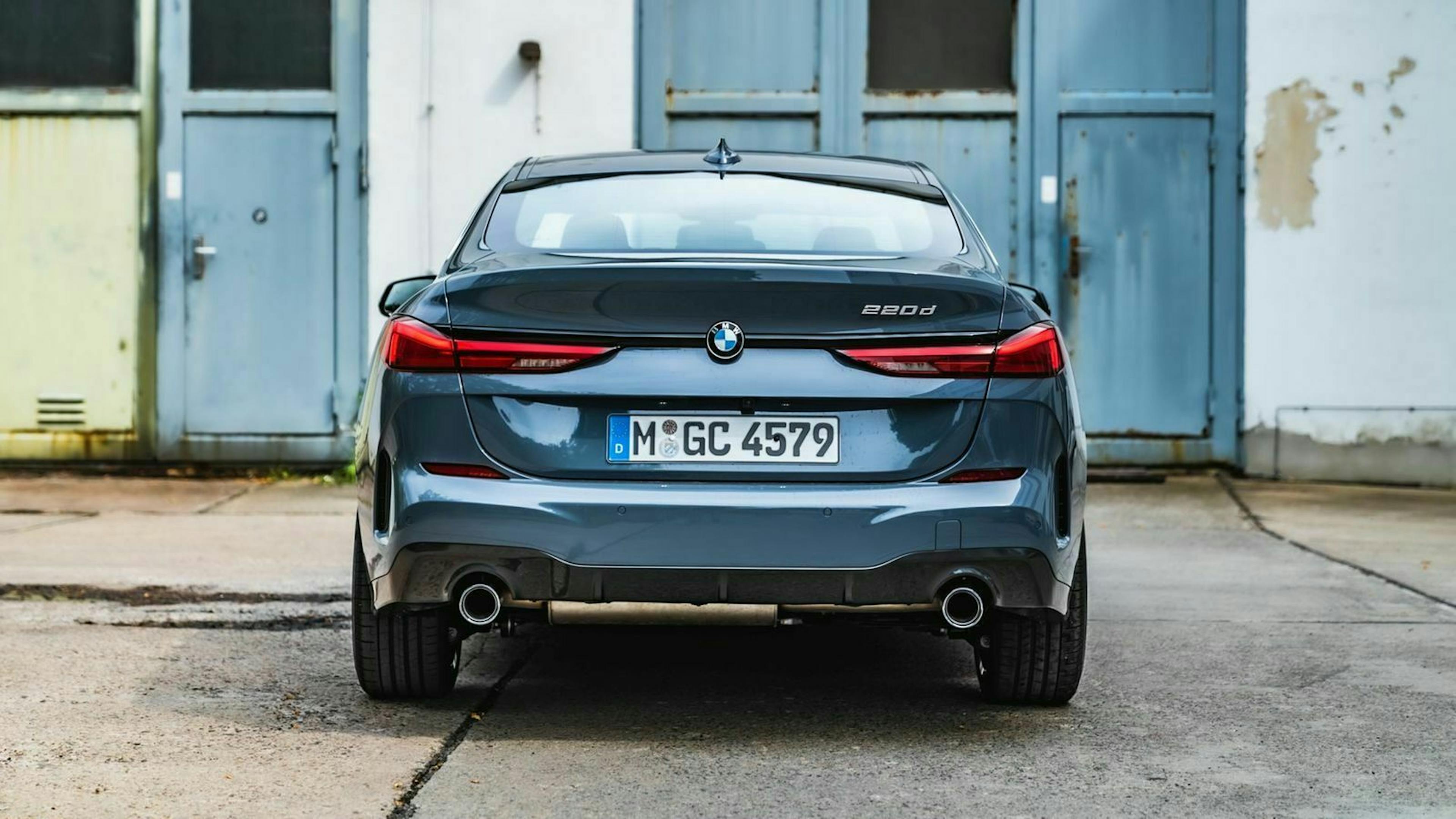 Heckansicht des BMW 2er