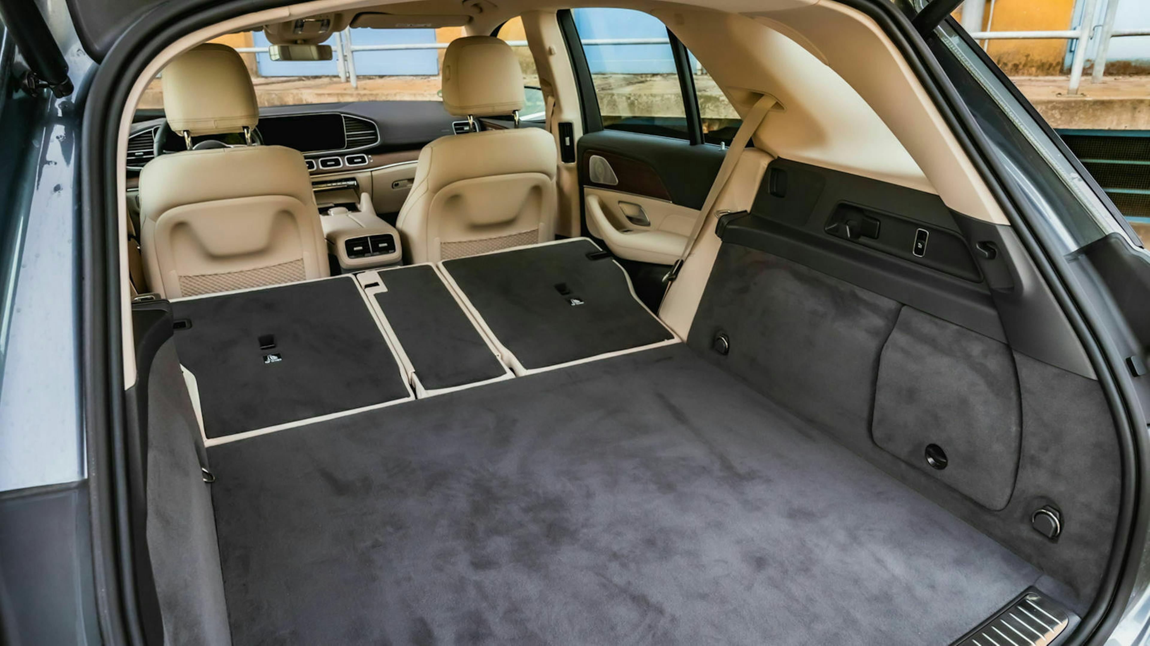 Mercedes-Benz GLE herunter geklappte Rückbank