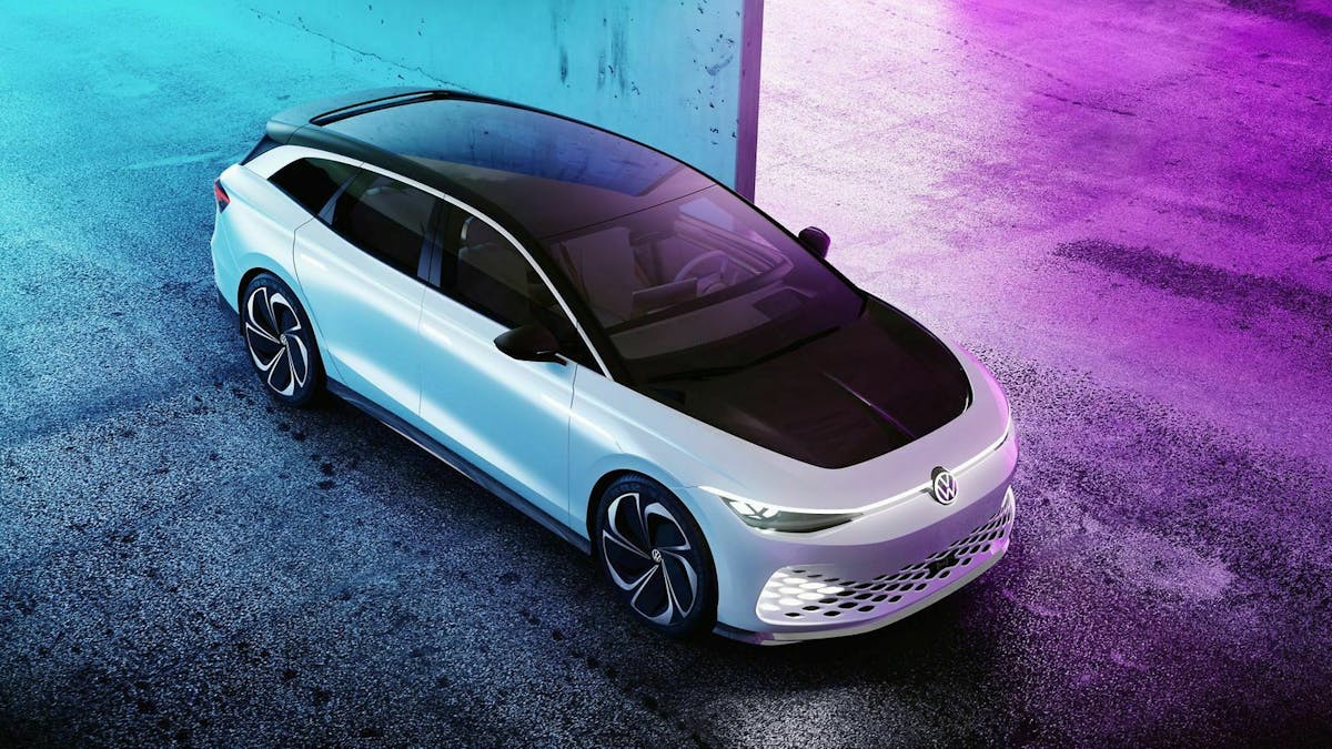 Ansicht des VW ID Space Vizzion von vorne-rechts
