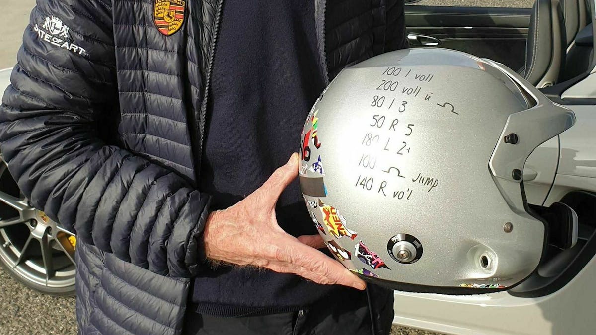 Helm der Rallye-Legende Walter Röhrl